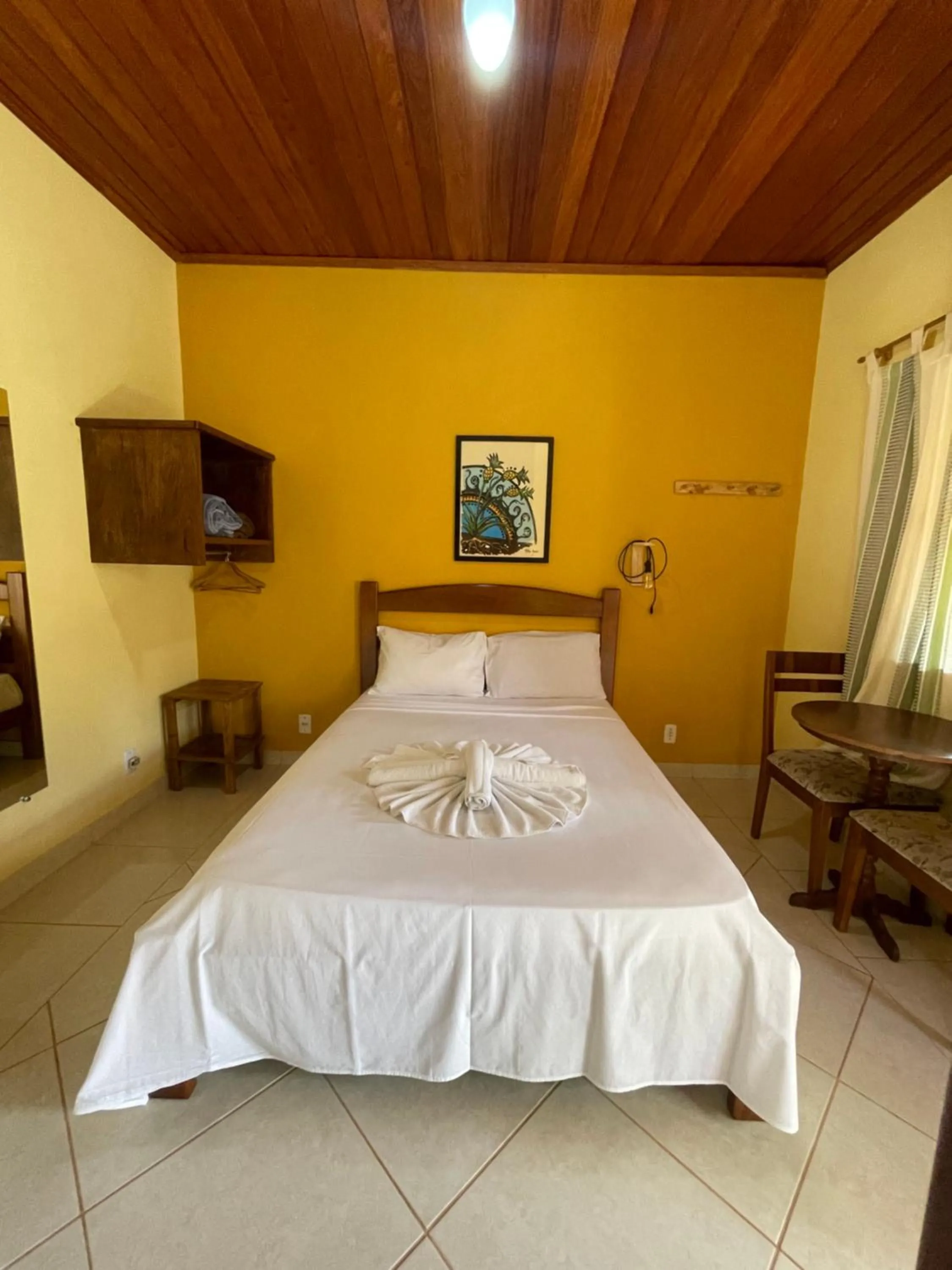 Bed in Pousada Licuri