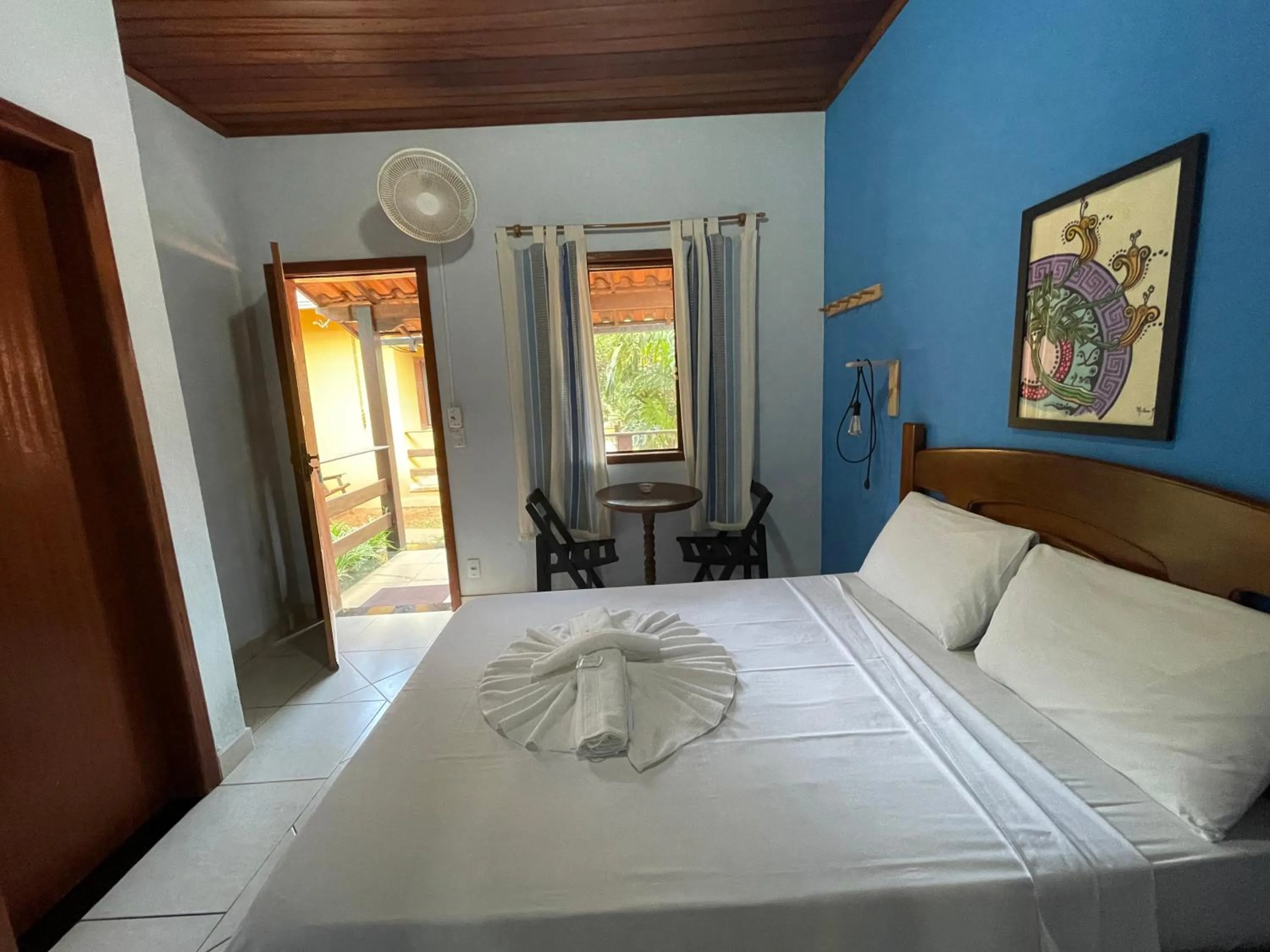Bed in Pousada Licuri
