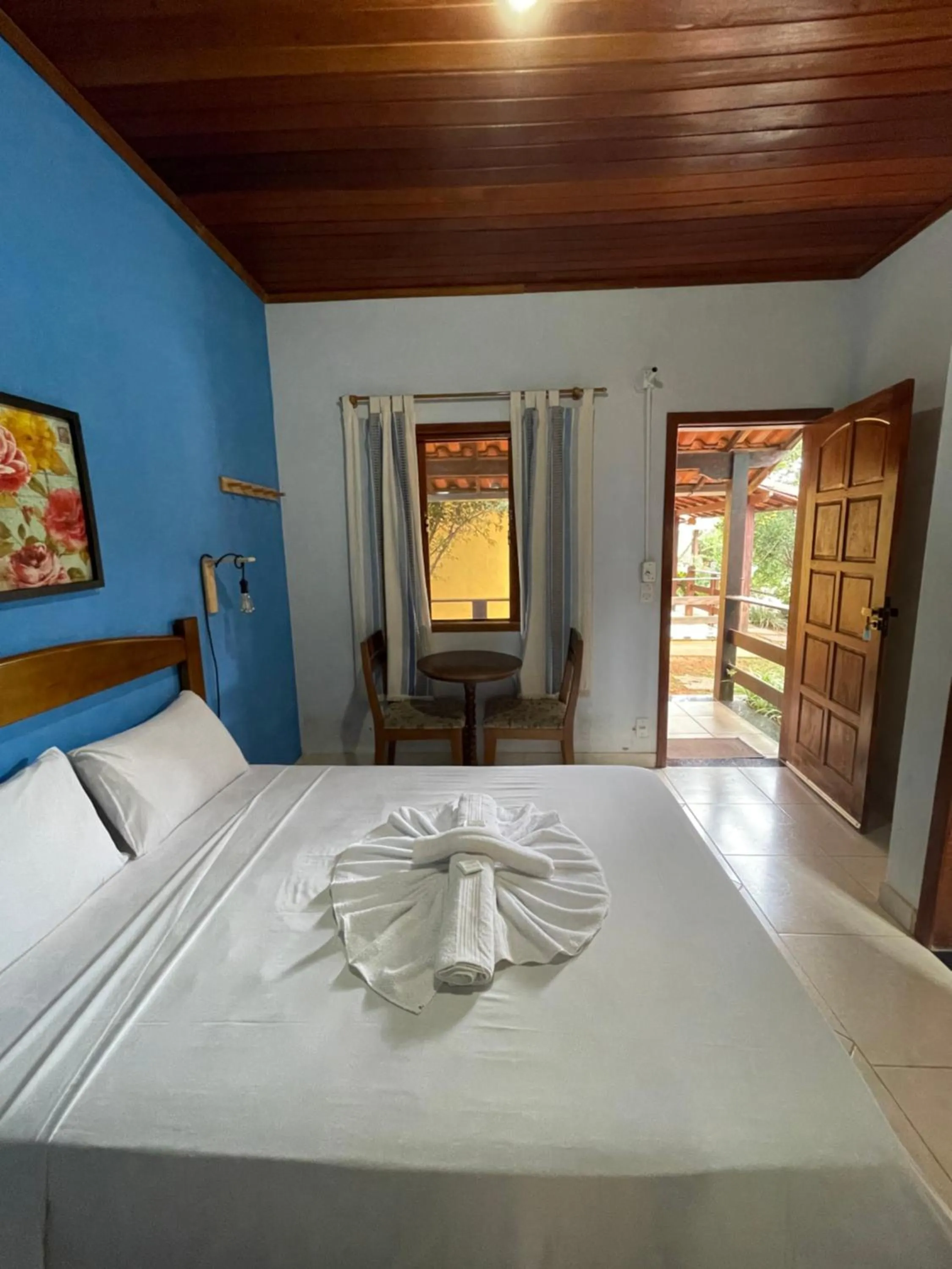 Bed in Pousada Licuri