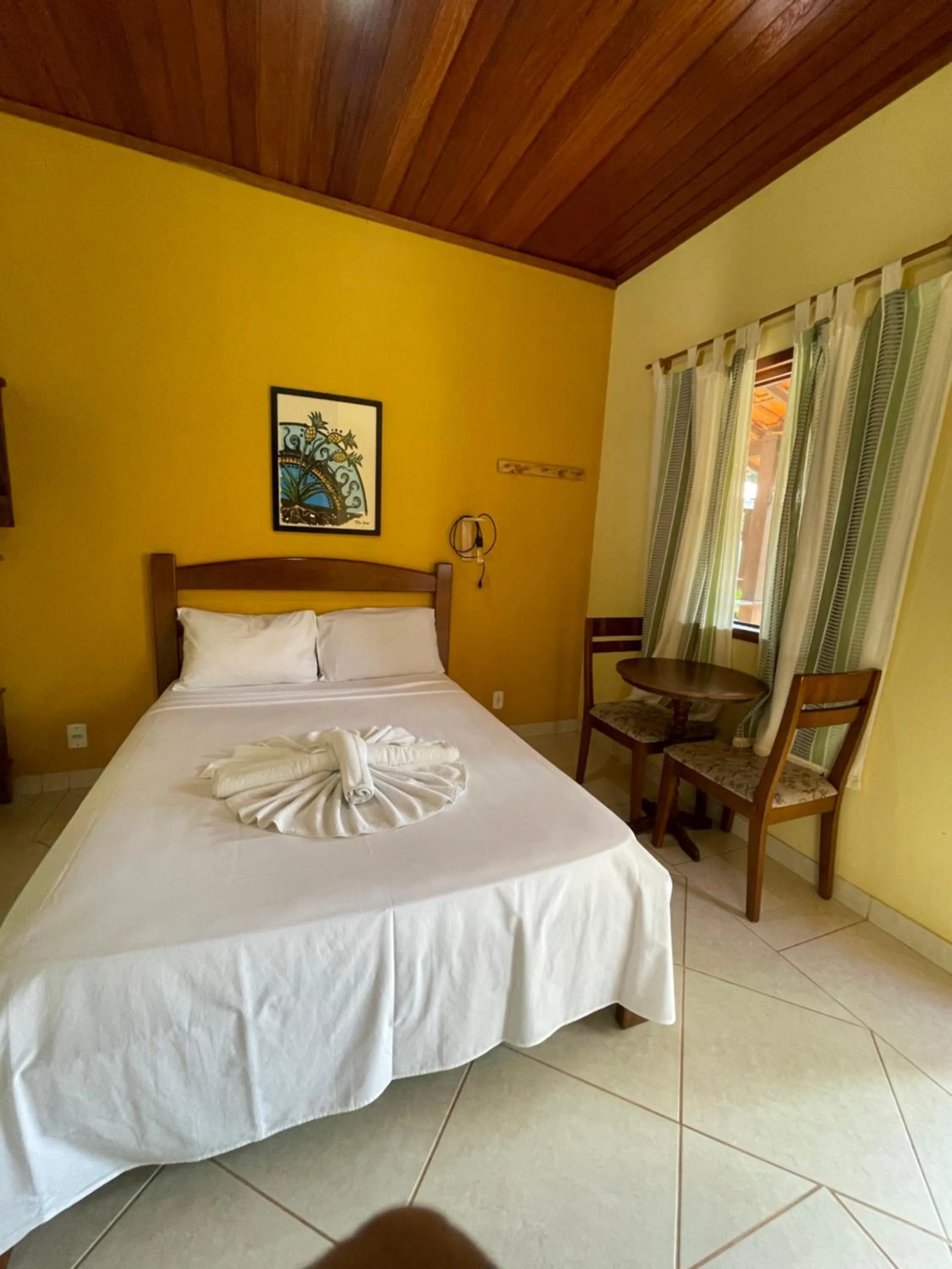 Bed in Pousada Licuri