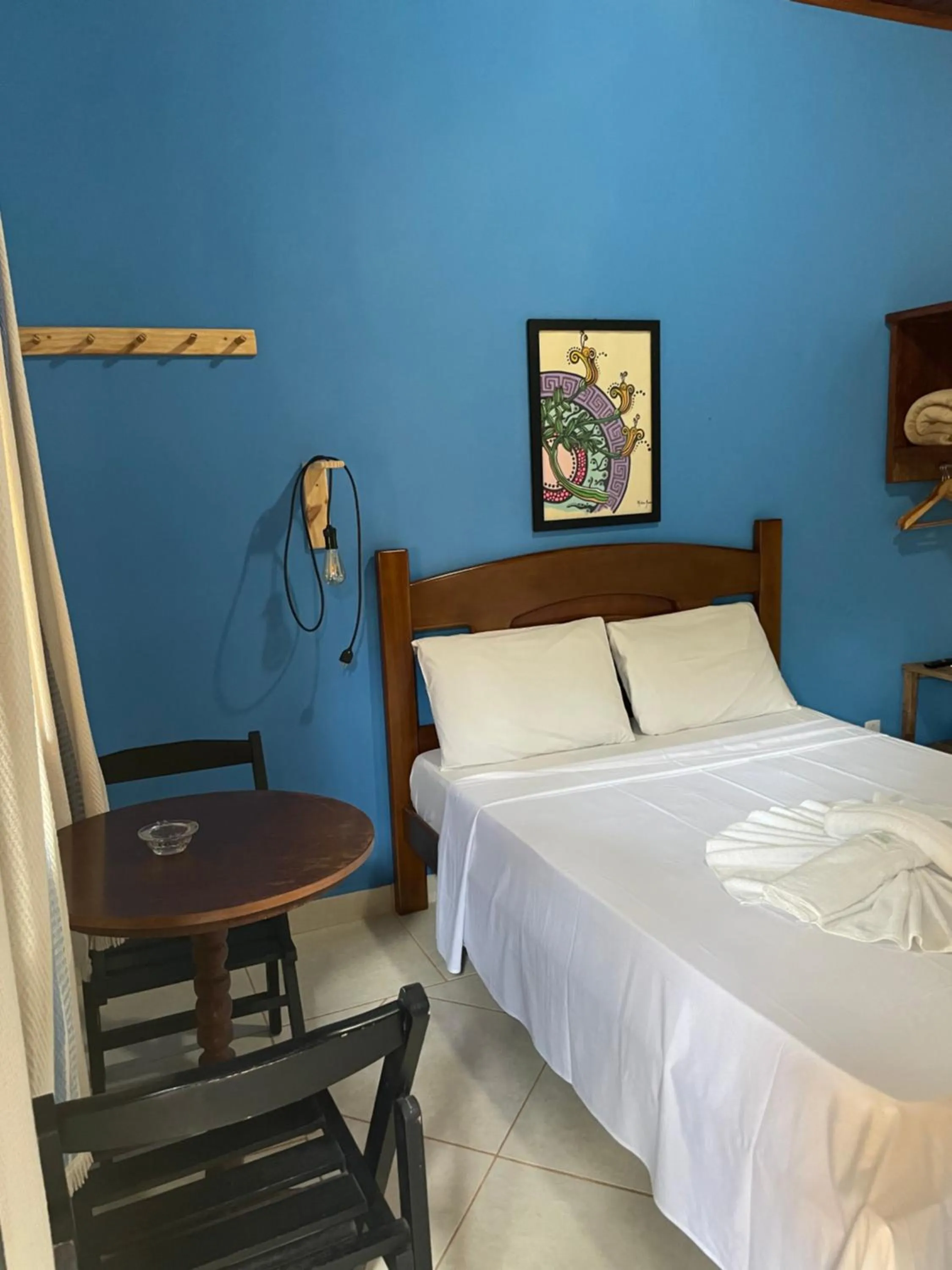 Bed in Pousada Licuri