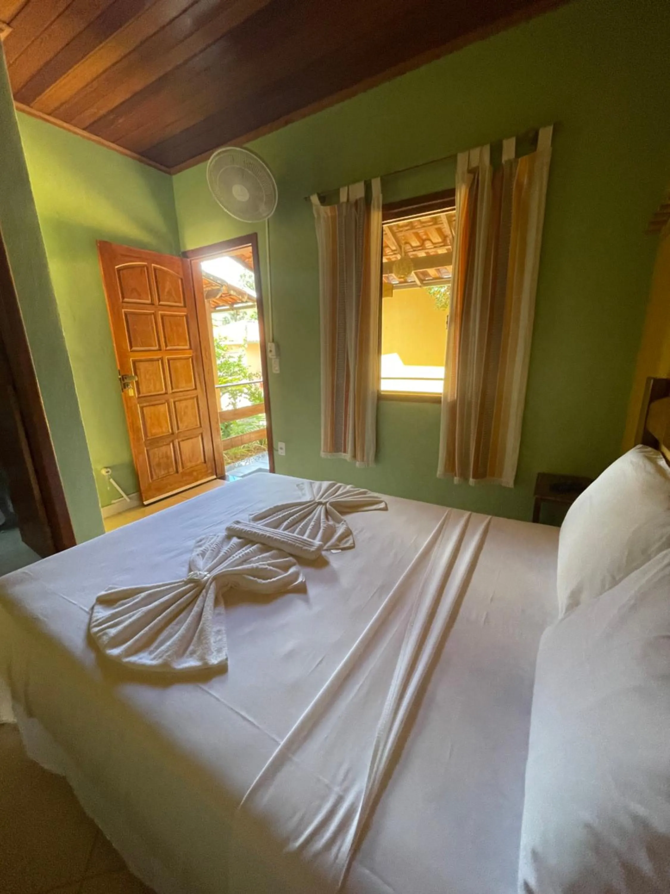 Bed in Pousada Licuri