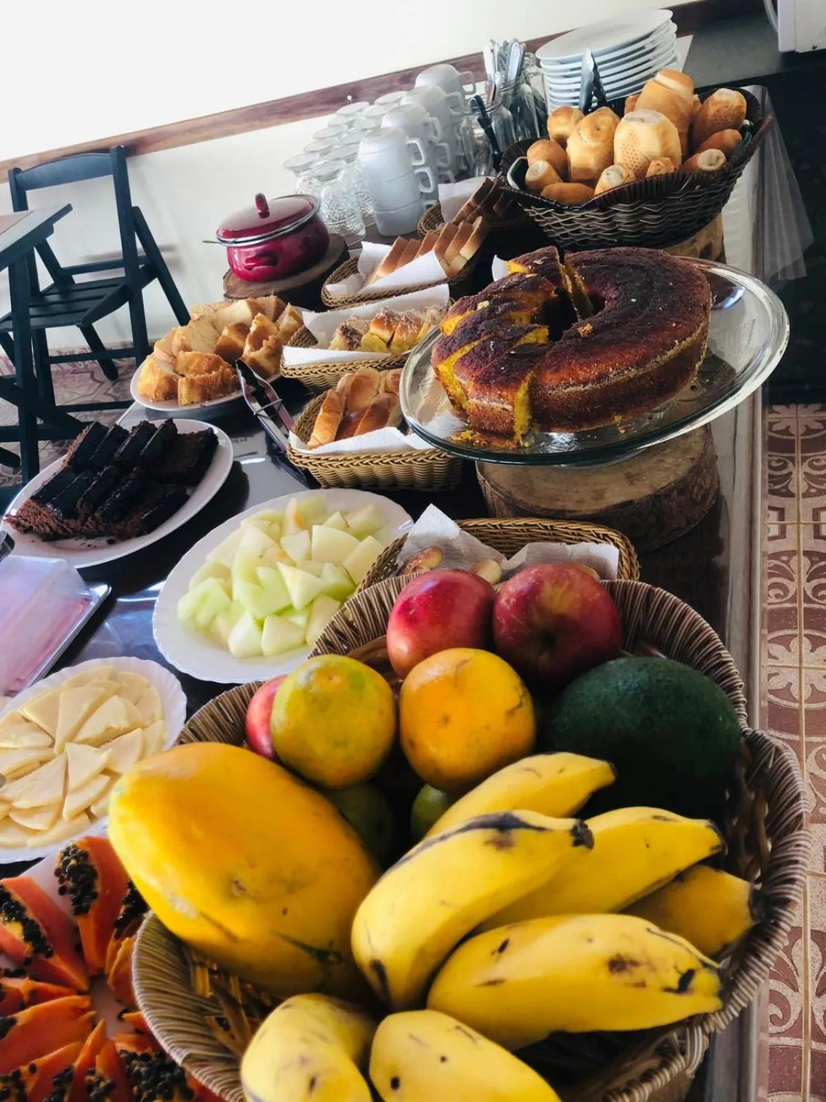 Breakfast in Pousada Licuri
