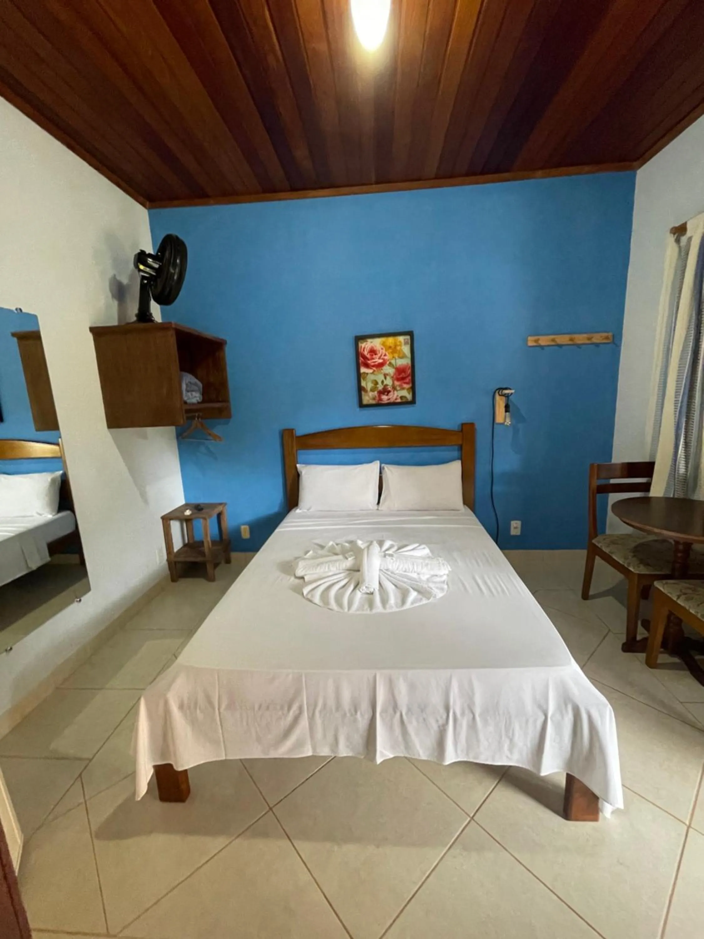 Bed in Pousada Licuri
