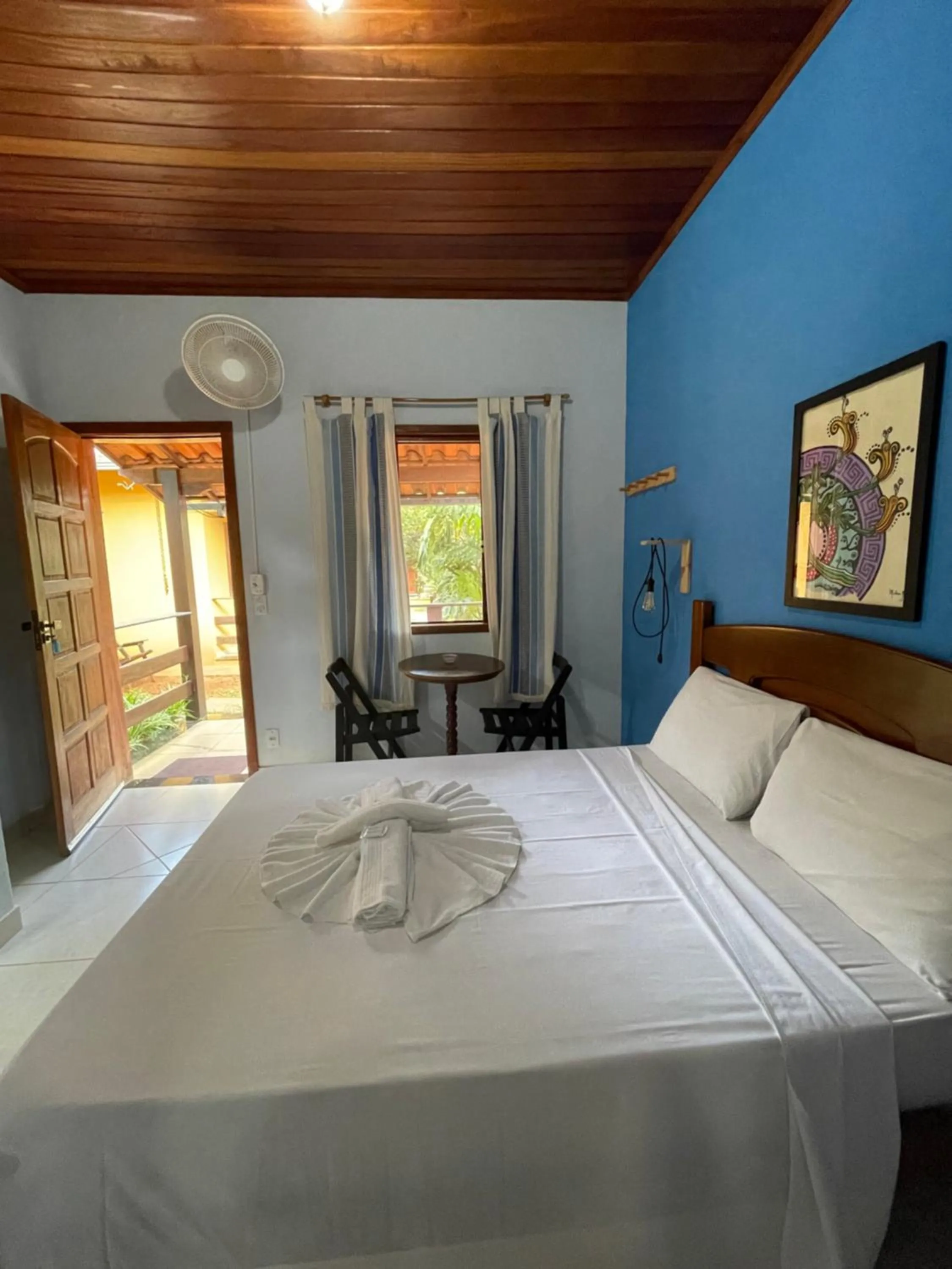 Bed in Pousada Licuri