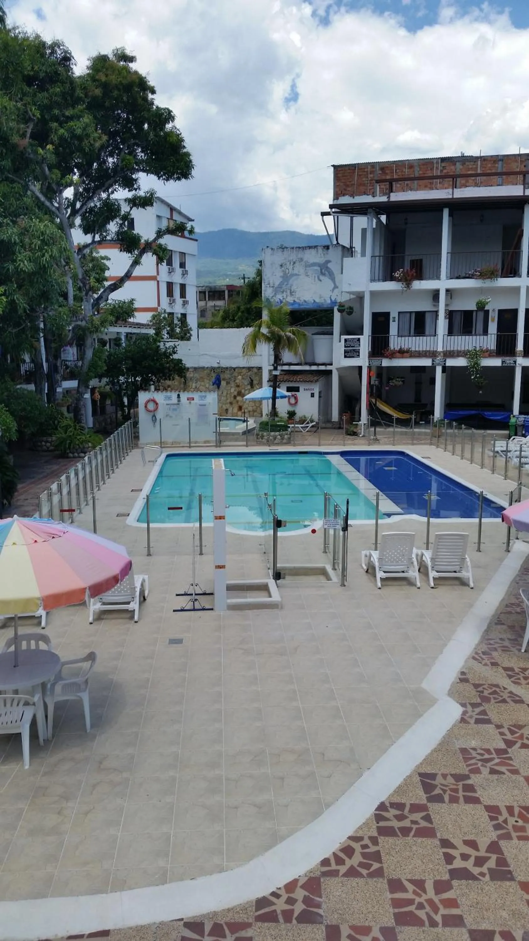 Pool view in Hotel Villa Maritza