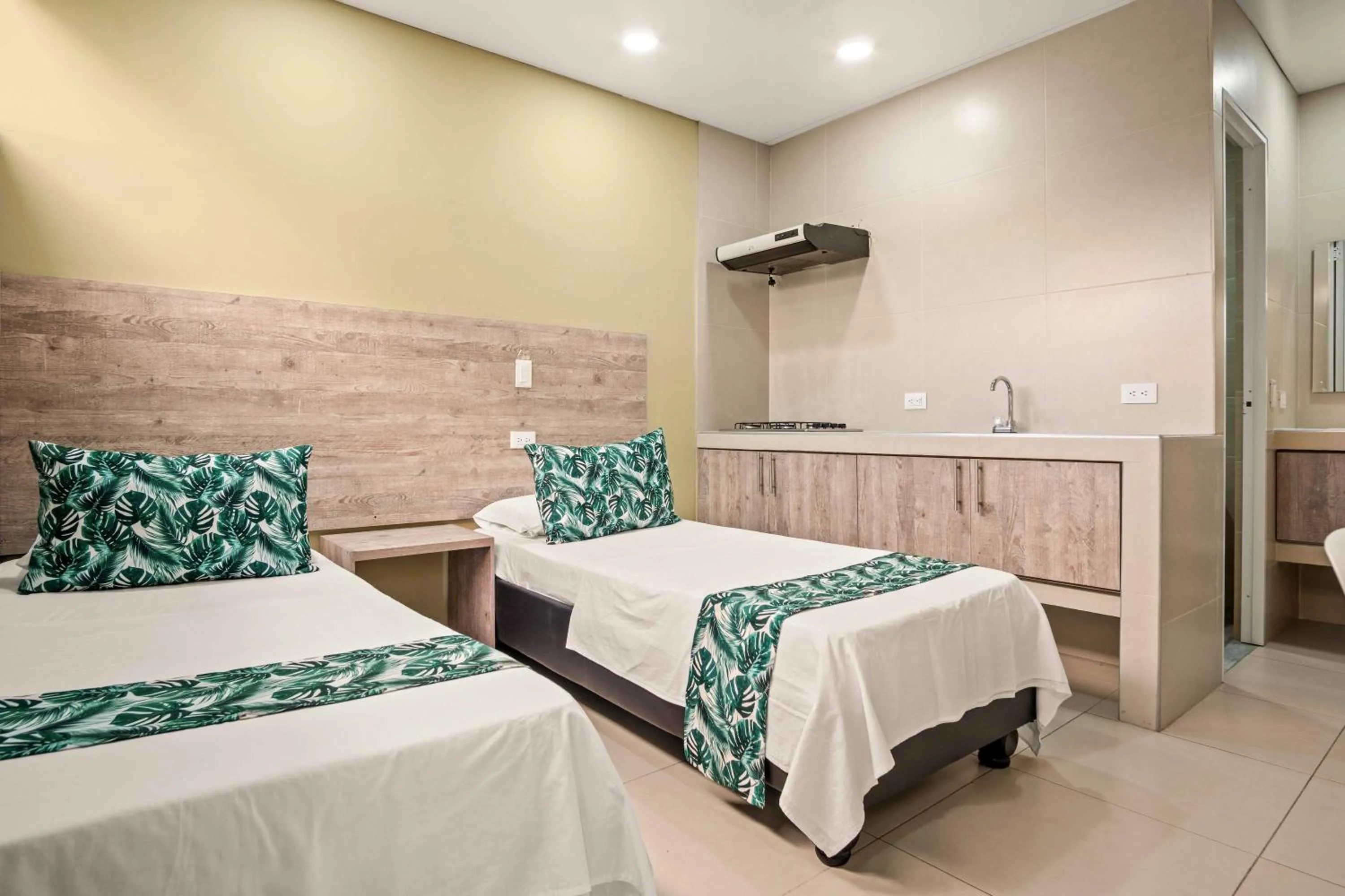 Bed in Hotel Eco Suite