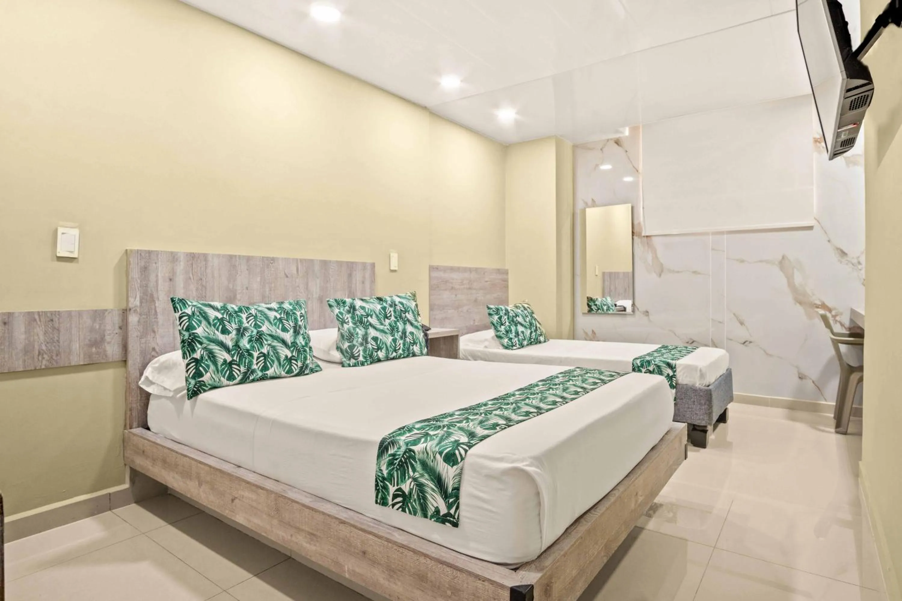 Bed in Hotel Eco Suite