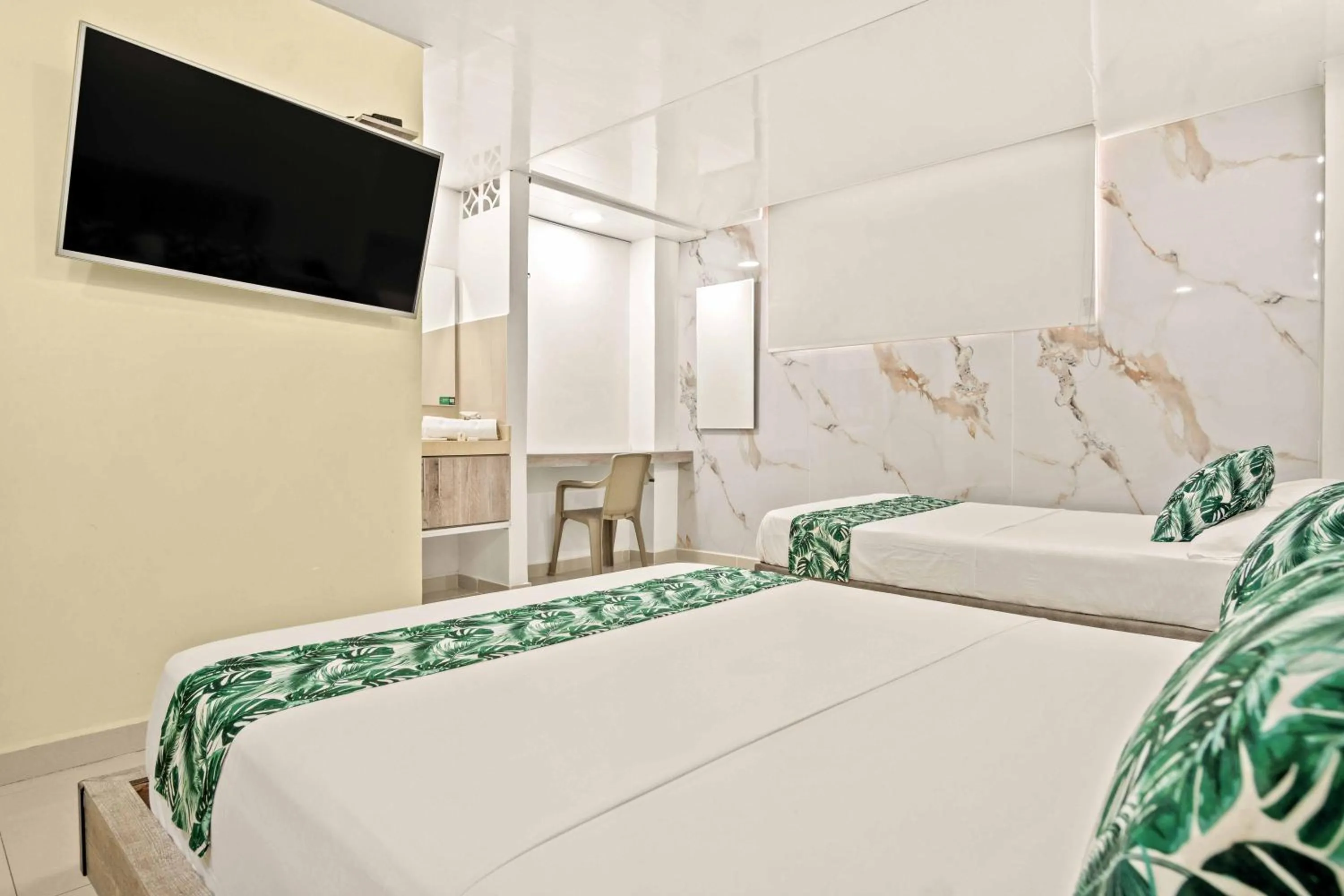 Bed in Hotel Eco Suite