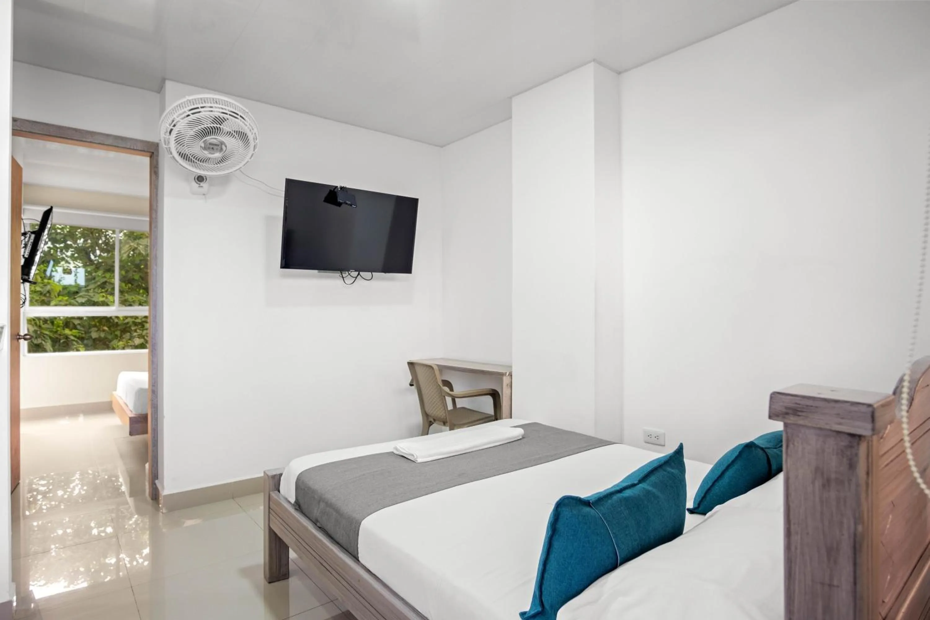 Bed in Aparta Hotel EcoSuite