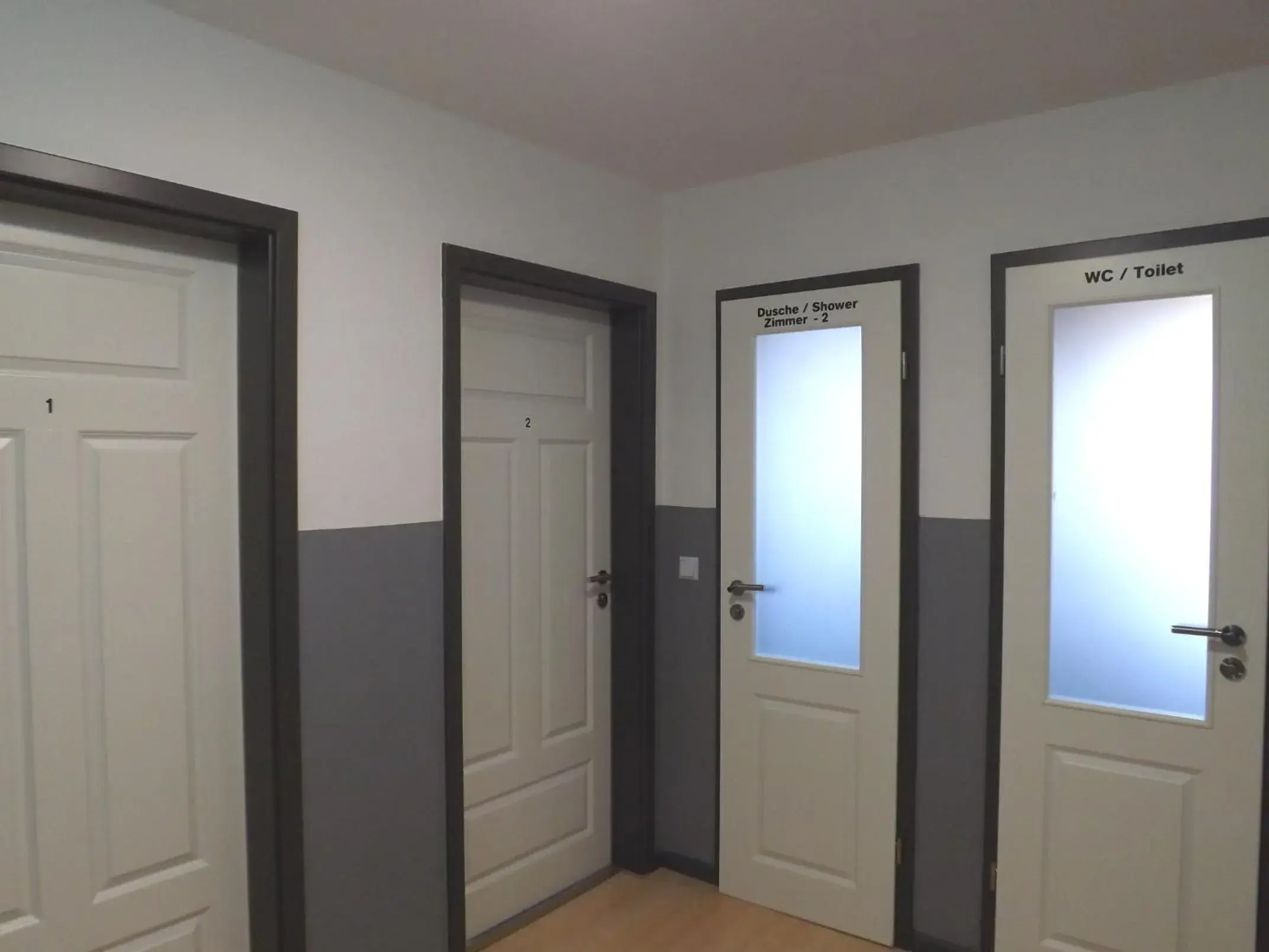 Quadruple Room with external private shower - single occupancy in Landgasthof "Hotel zum Norden" Quadruple Room with external private shower - single occupancy in Landgasthof "Hotel zum Norden"