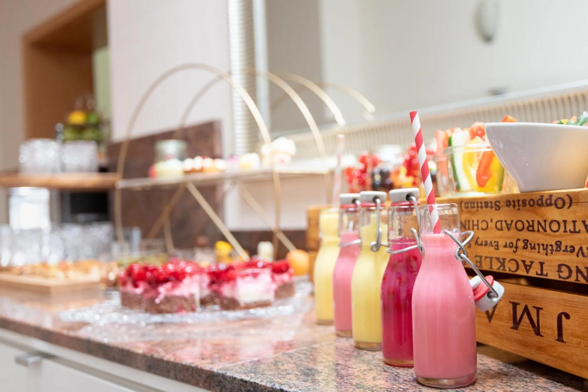 Food close-up in Hotel Wegner - T h e culinary art hotel