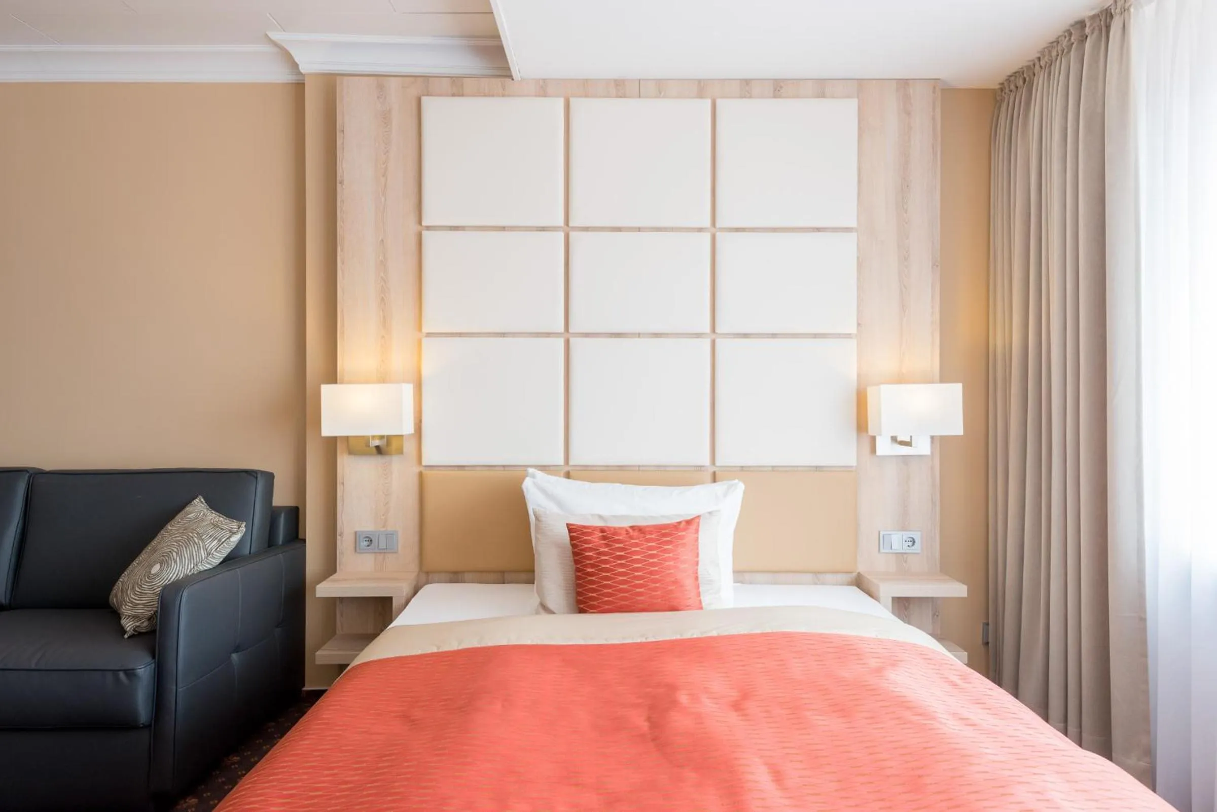 Photo of the whole room, Bed in Hotel Wegner - T h e culinary art hotel