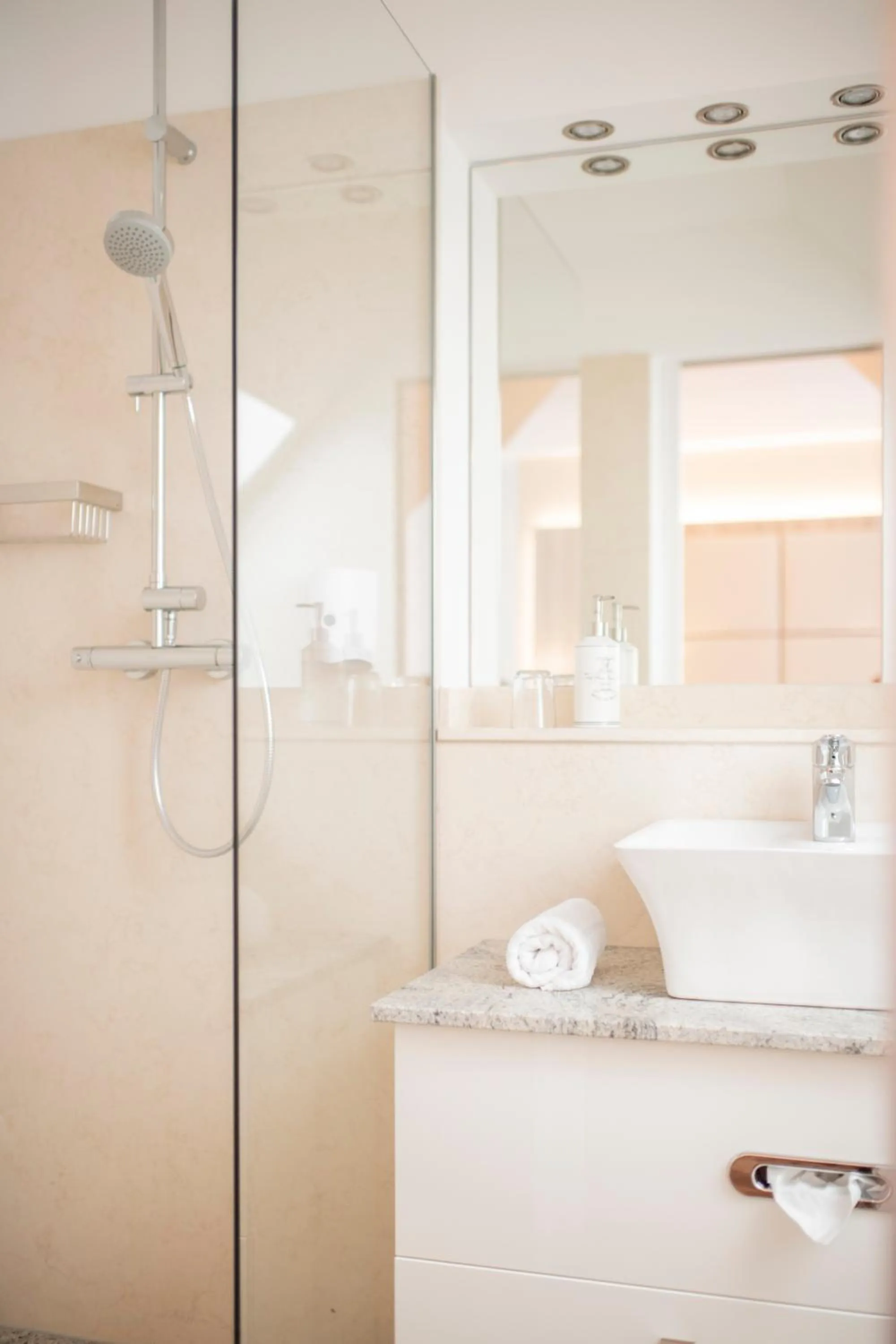 Shower in Hotel Wegner - T h e culinary art hotel