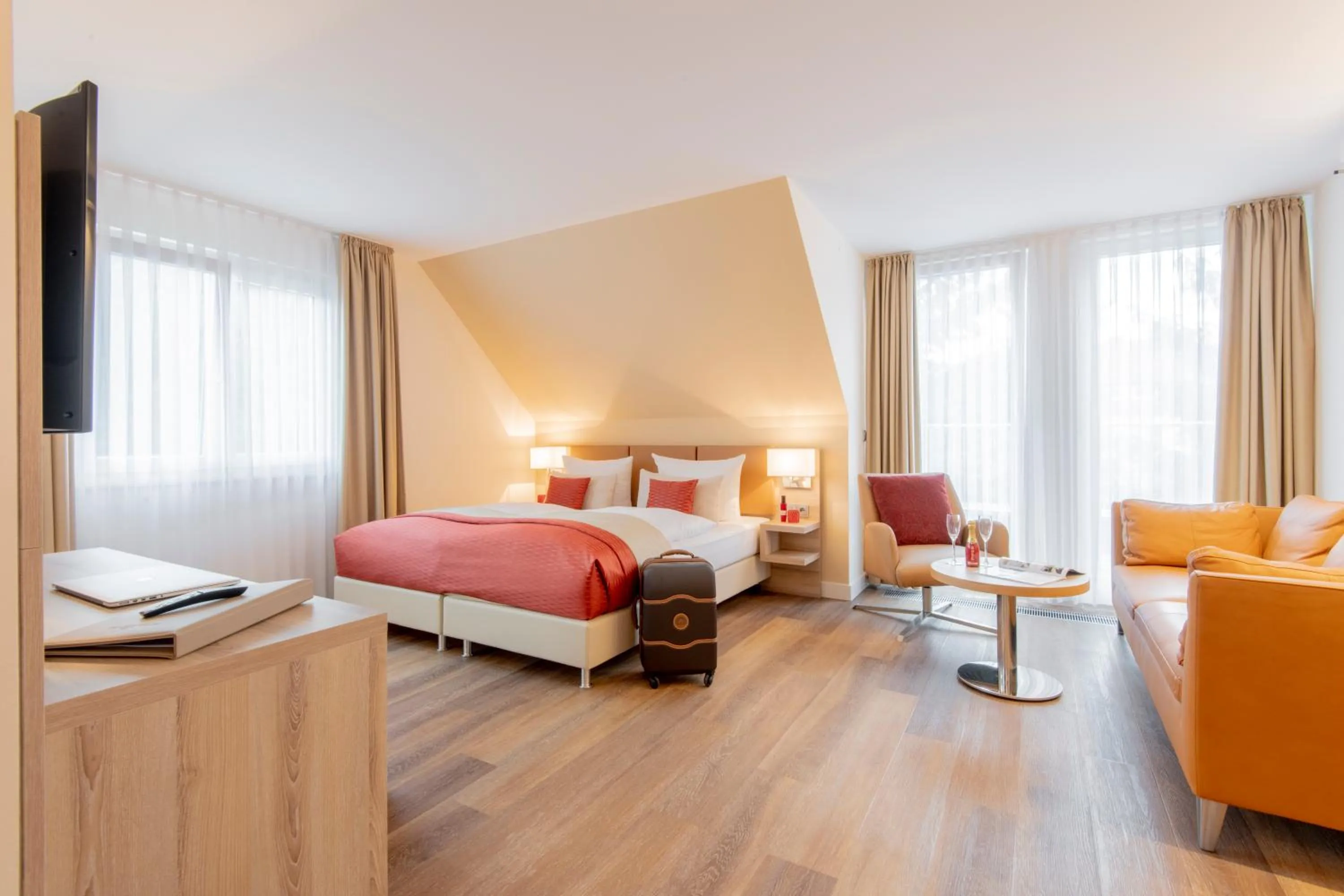 Bed in Hotel Wegner - T h e culinary art hotel