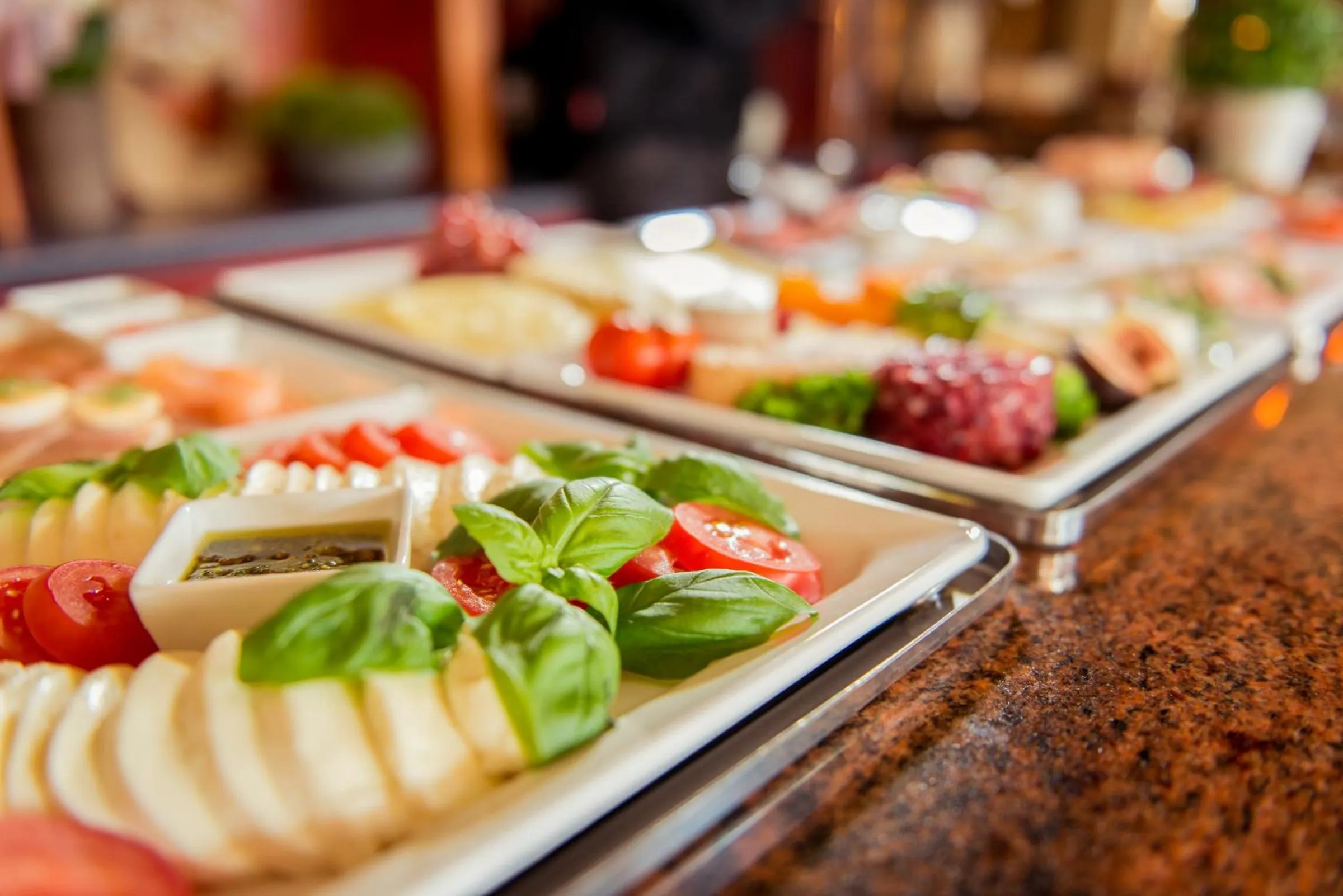 Food close-up in Hotel Wegner - T h e culinary art hotel