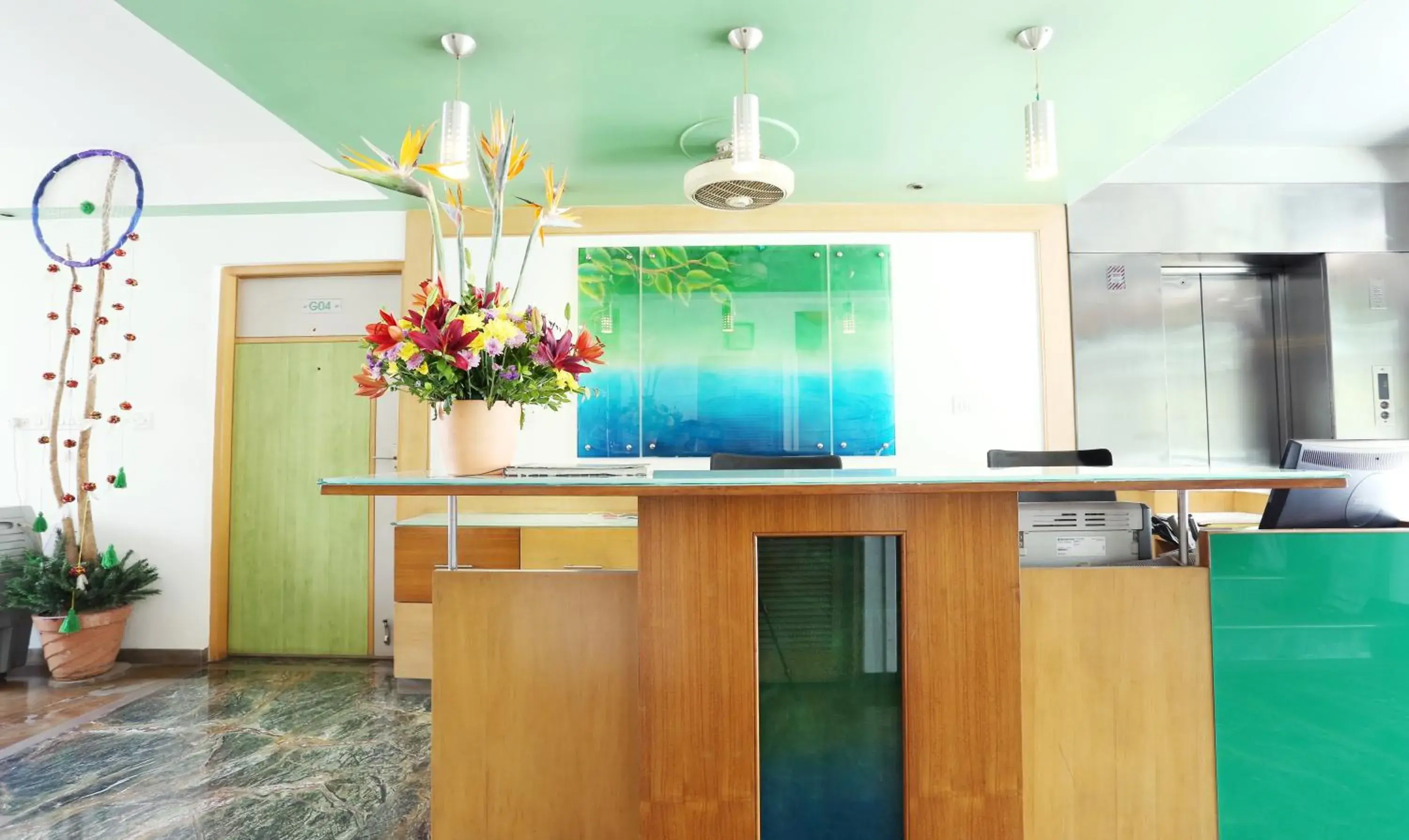 Lobby or reception in Treebo Edha Suites Koramangala Lobby or reception in Treebo Edha Suites Koramangala