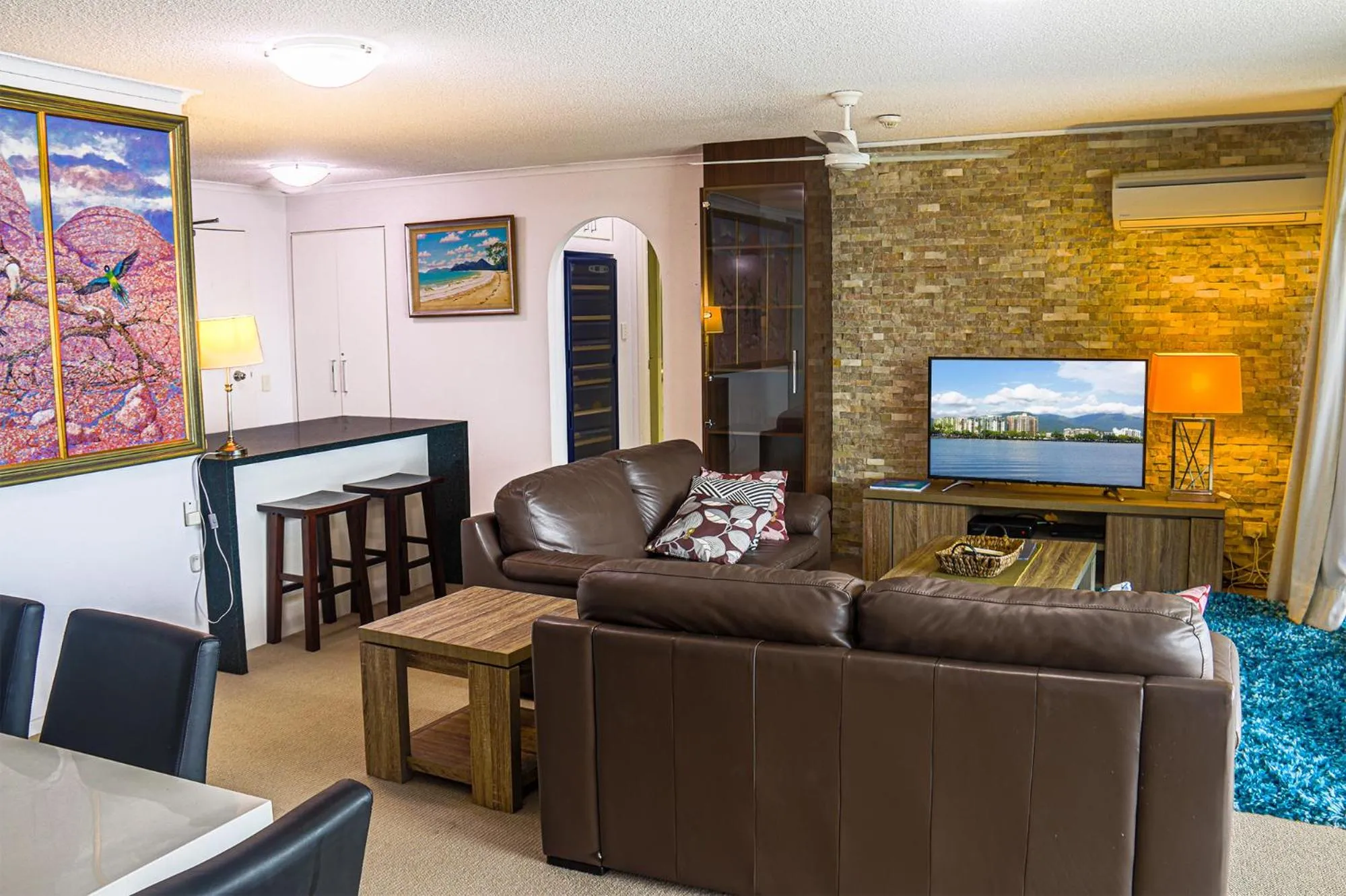 Living room in Cairns Aquarius