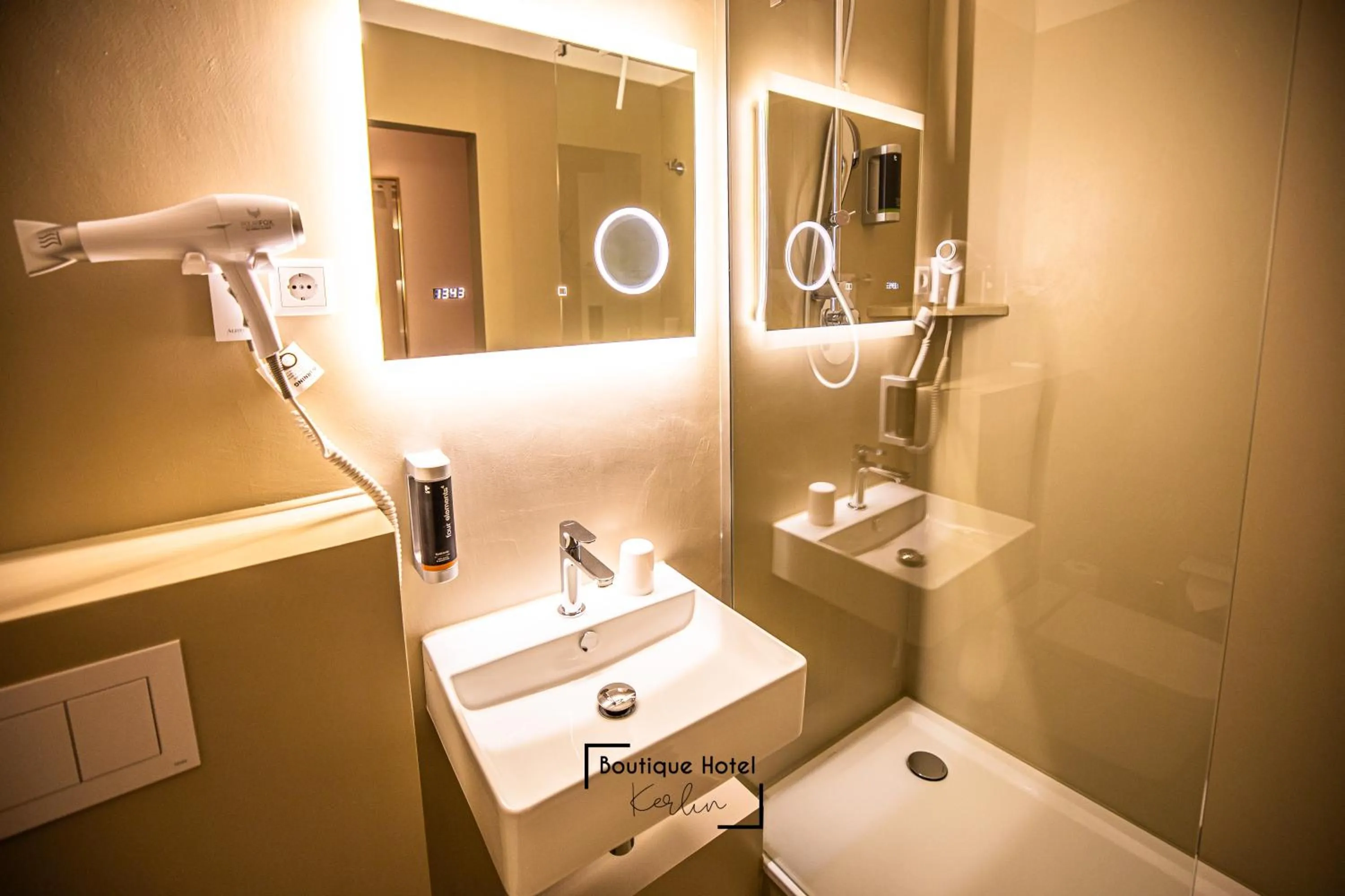 Shower in Boutique Hotel Kerlin