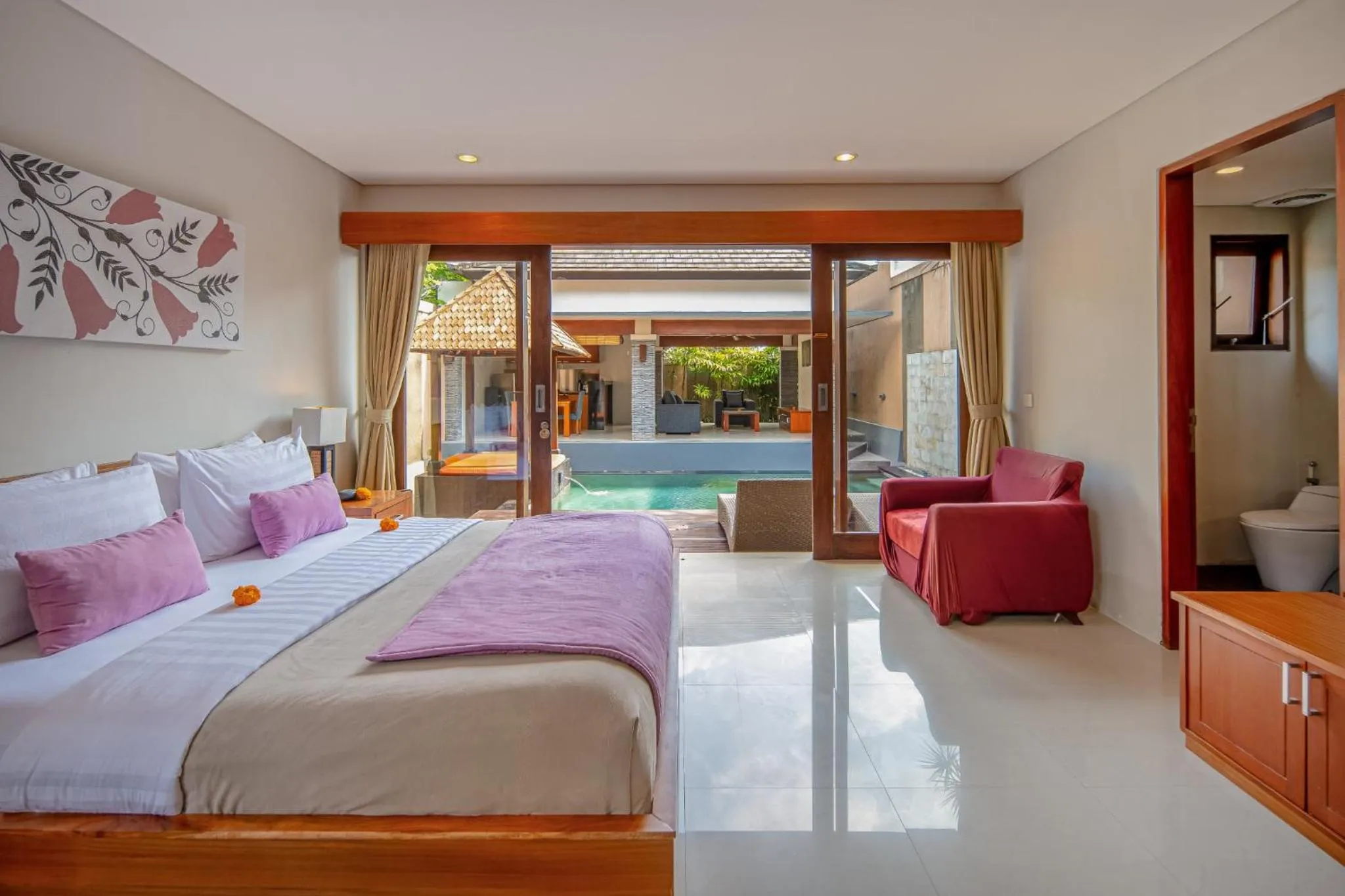 Two-Bedroom Villa with Private Pool in Nyanyi Sanctuary Villa Tabanan by Ini Vie Hospitality
