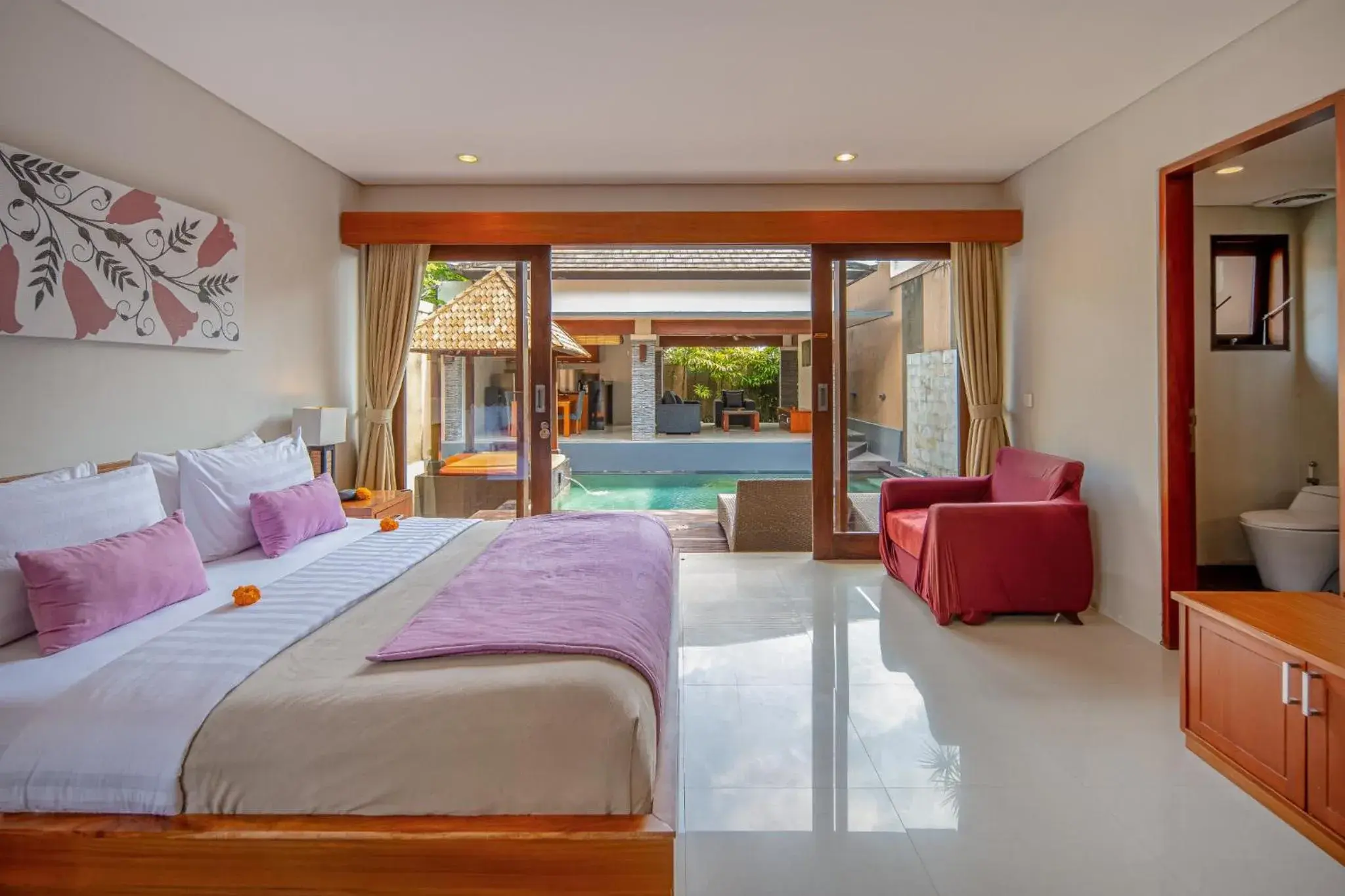 Two-Bedroom Villa with Private Pool in Nyanyi Sanctuary Villa Tabanan by Ini Vie Hospitality Two-Bedroom Villa with Private Pool in Nyanyi Sanctuary Villa Tabanan by Ini Vie Hospitality