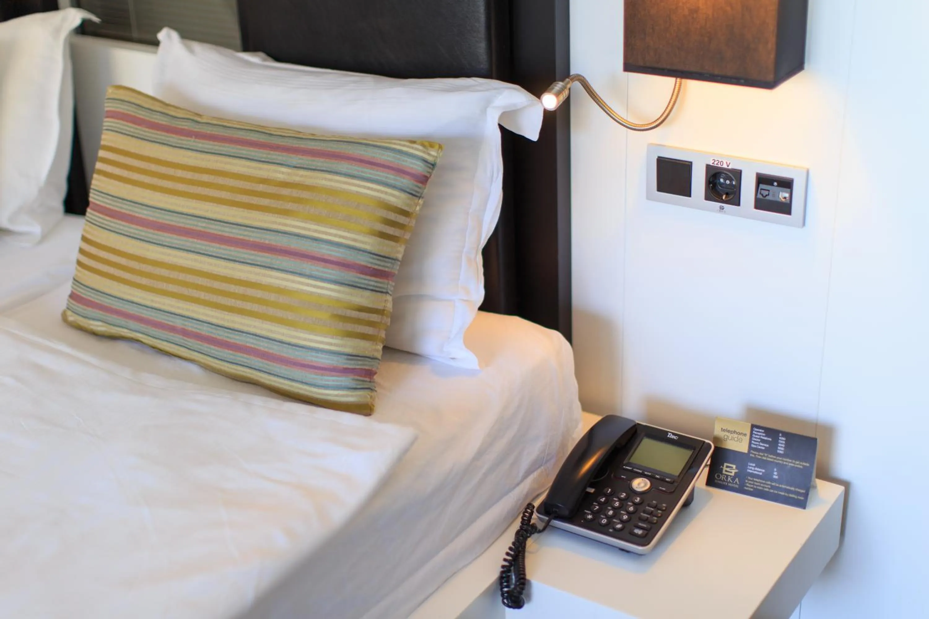 Bed in Orka Sunlife Resort Hotel and Aquapark