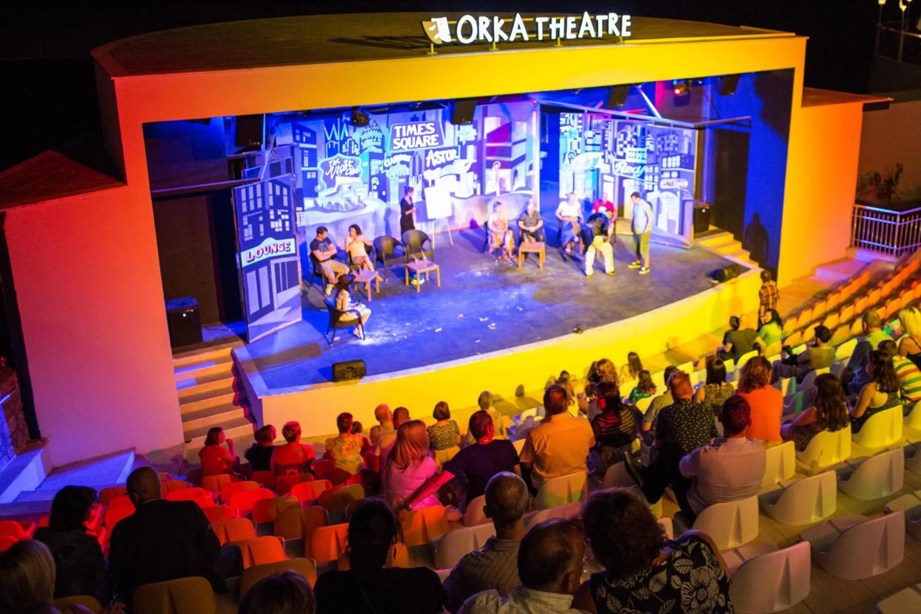 Evening entertainment in Orka Sunlife Resort Hotel and Aquapark