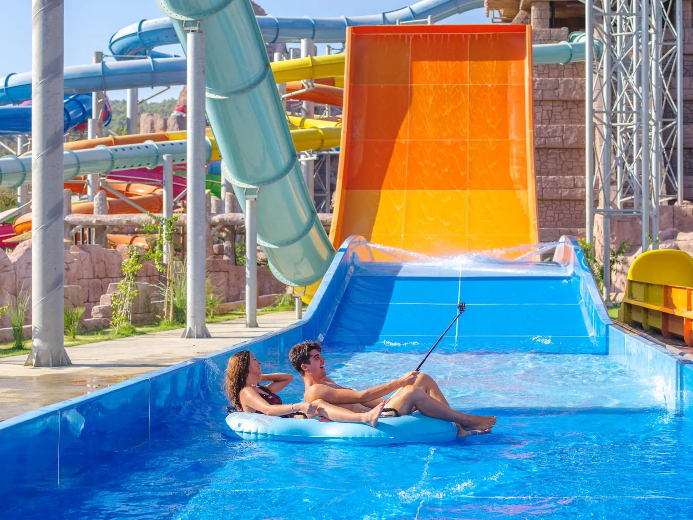 People in Orka Sunlife Resort Hotel and Aquapark