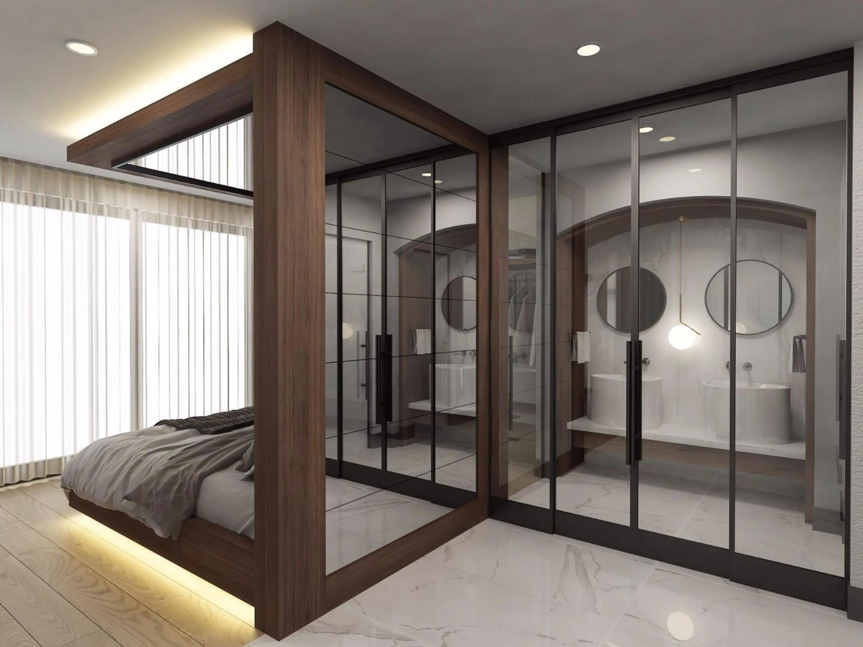 Bed in Orka Sunlife Resort Hotel and Aquapark