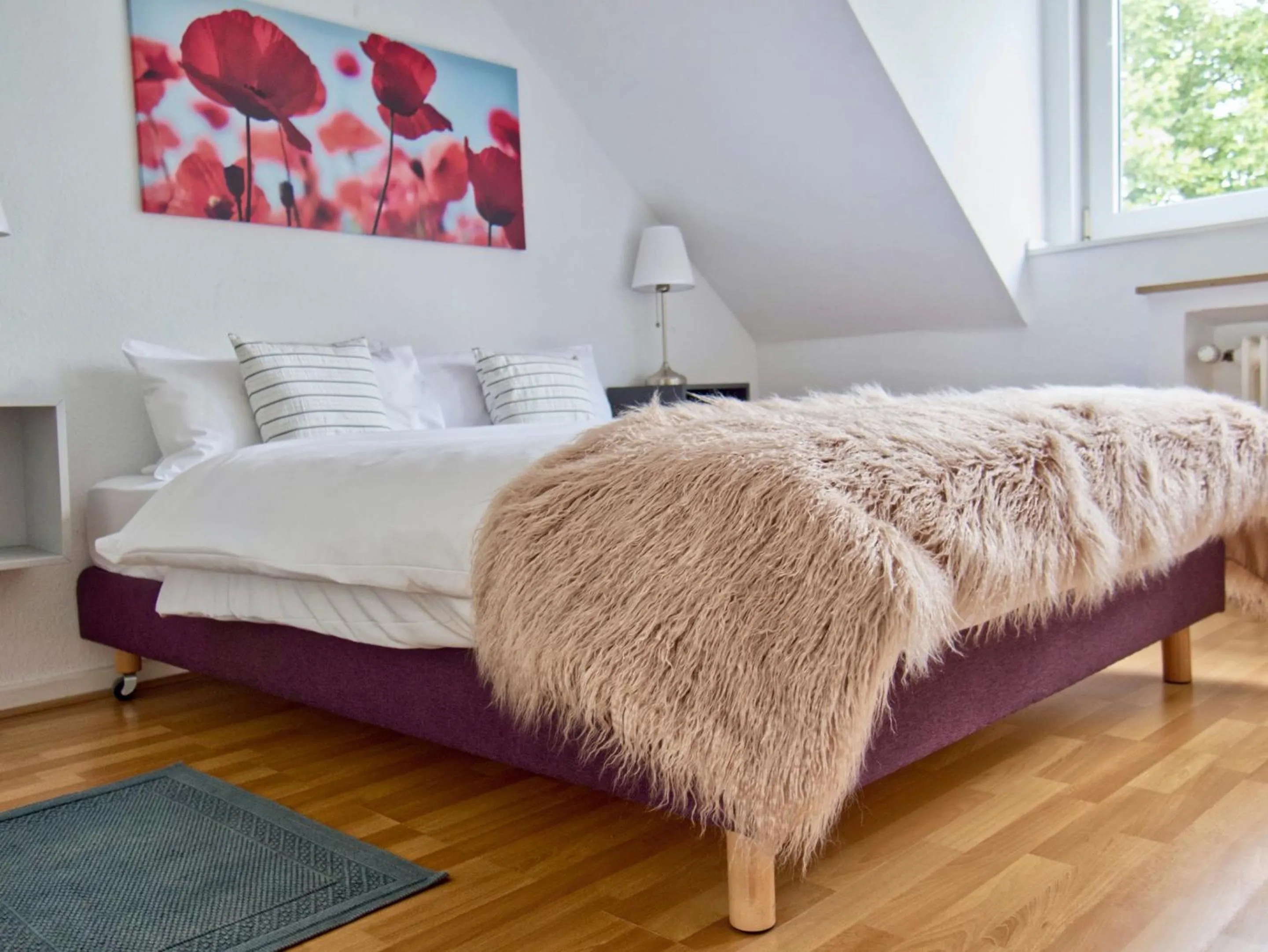 Bedroom, Bed in Hotel Fährhaus km734