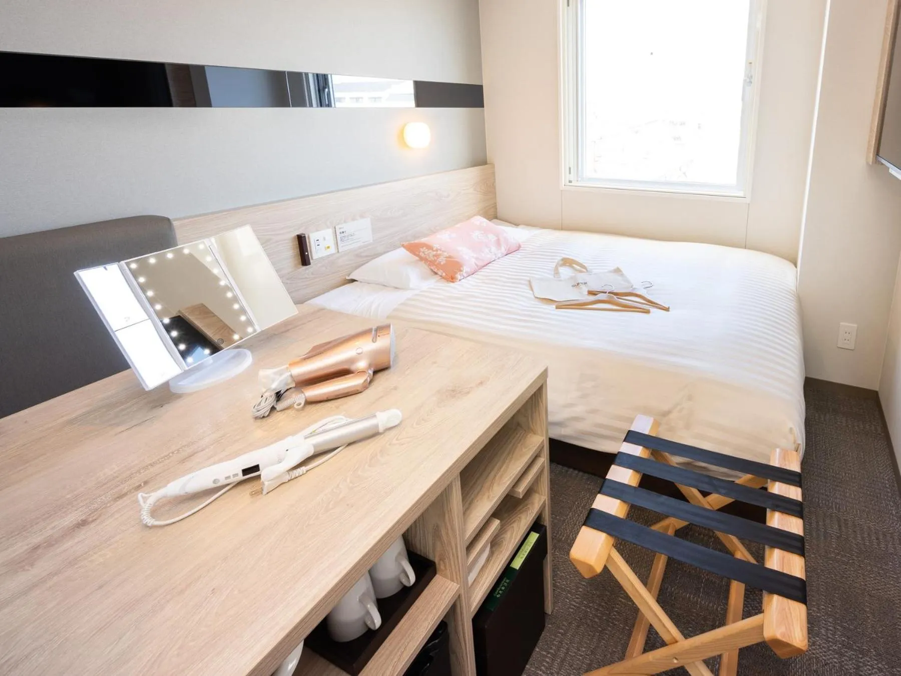 Photo of the whole room, Bed in Super Hotel Marugame Ekimae