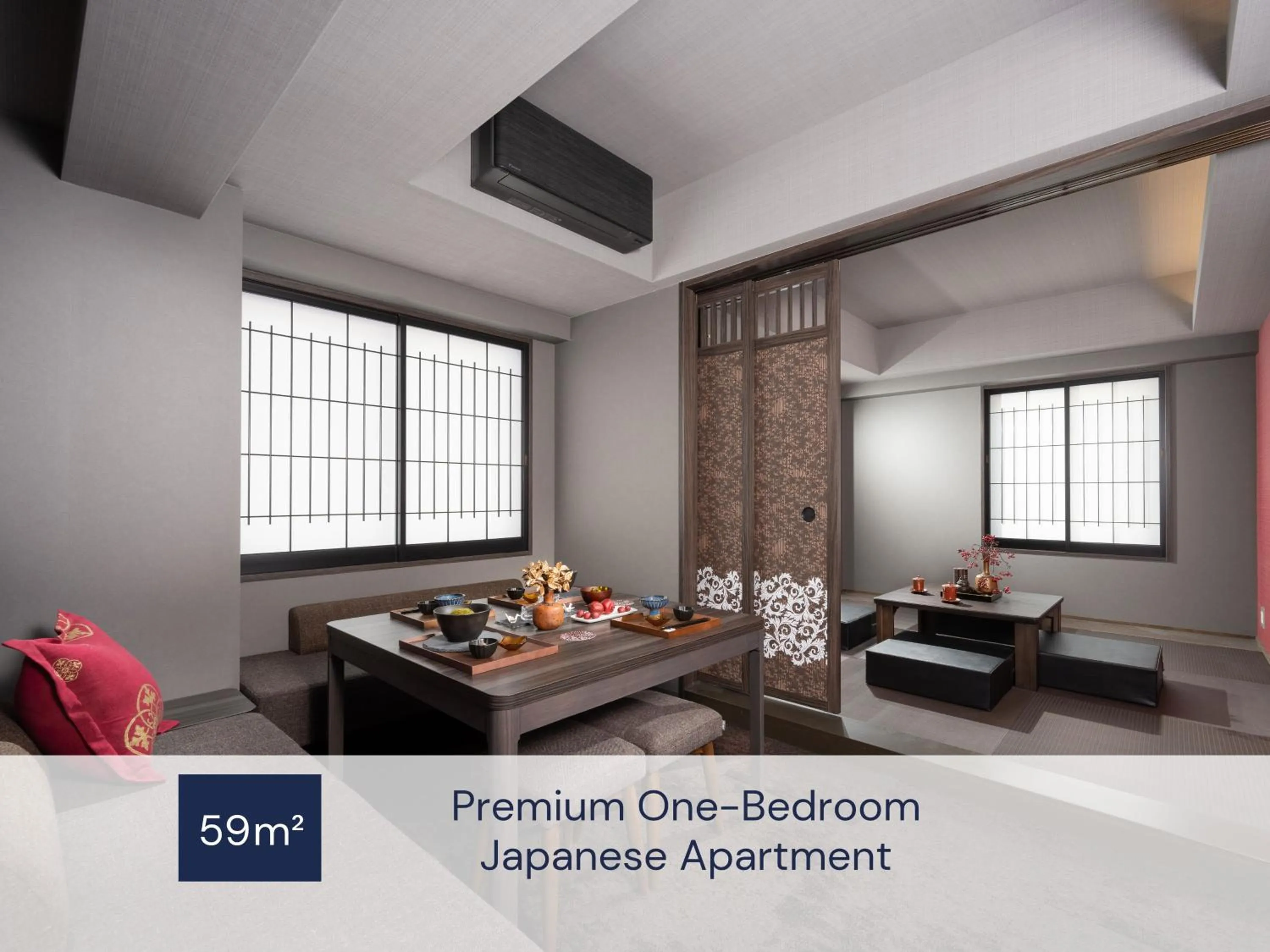 Photo of the whole room in MIMARU Osaka Shinsaibashi West