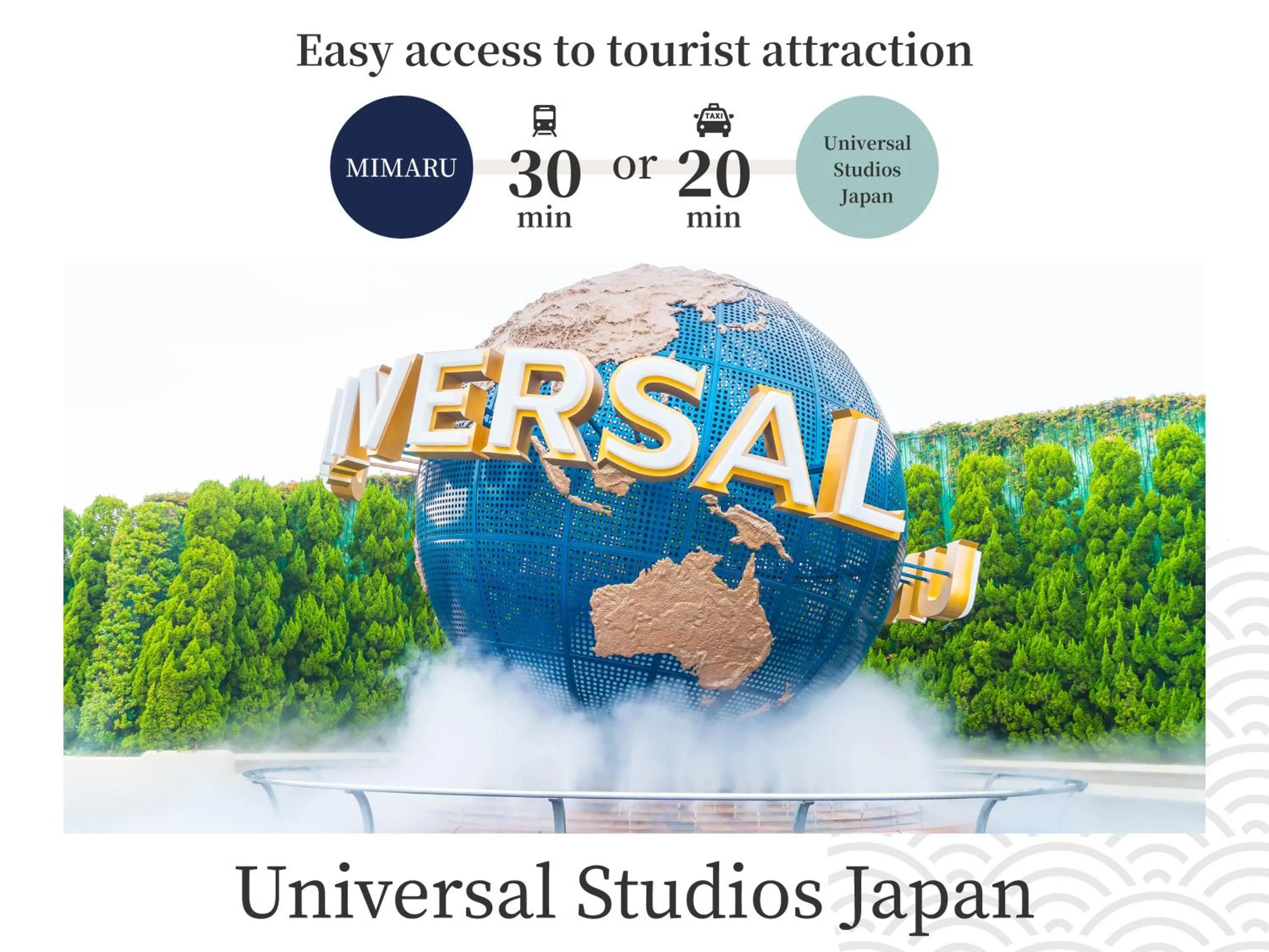 Nearby landmark in MIMARU Osaka Shinsaibashi West