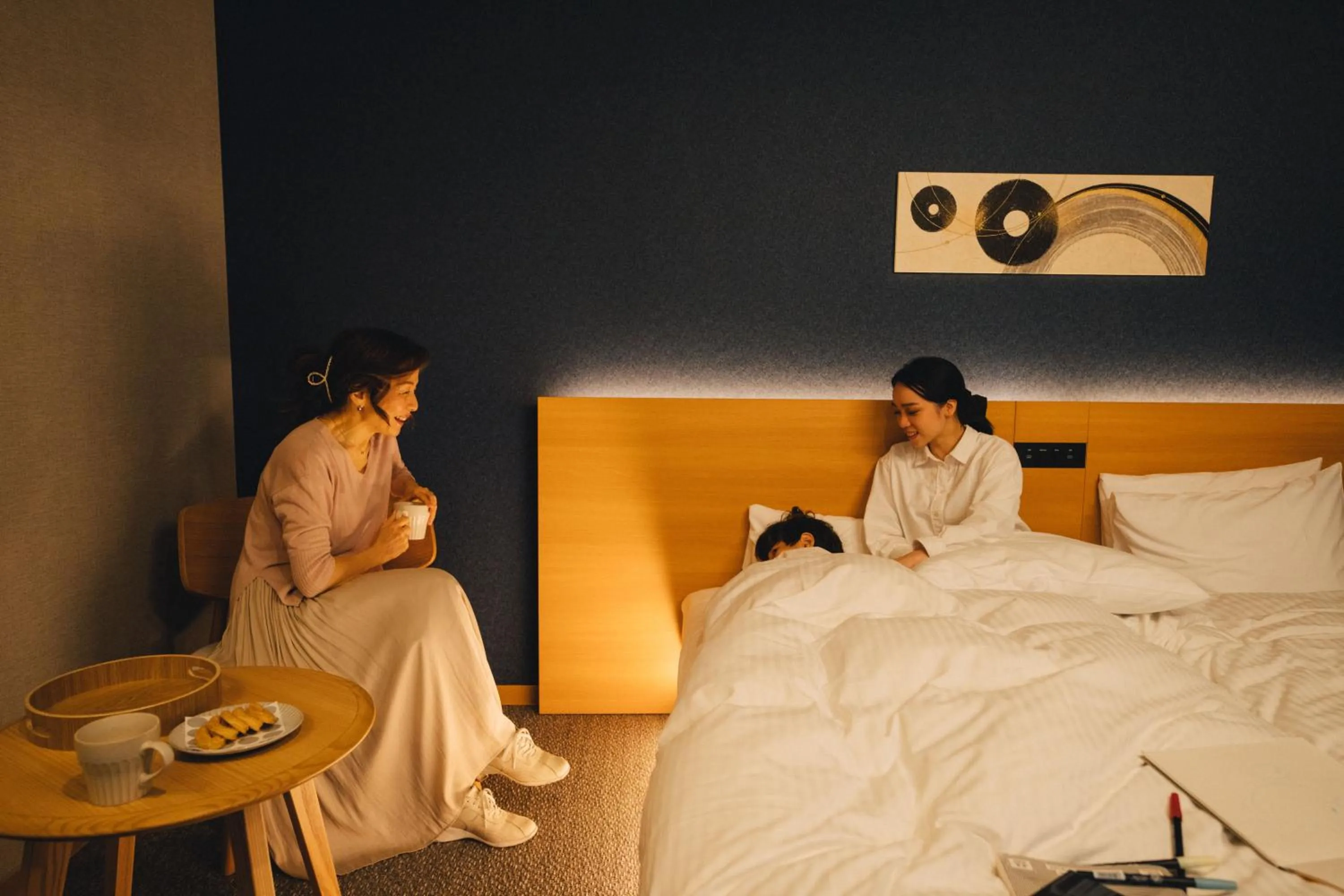 Family, Bed in MIMARU Osaka Shinsaibashi West