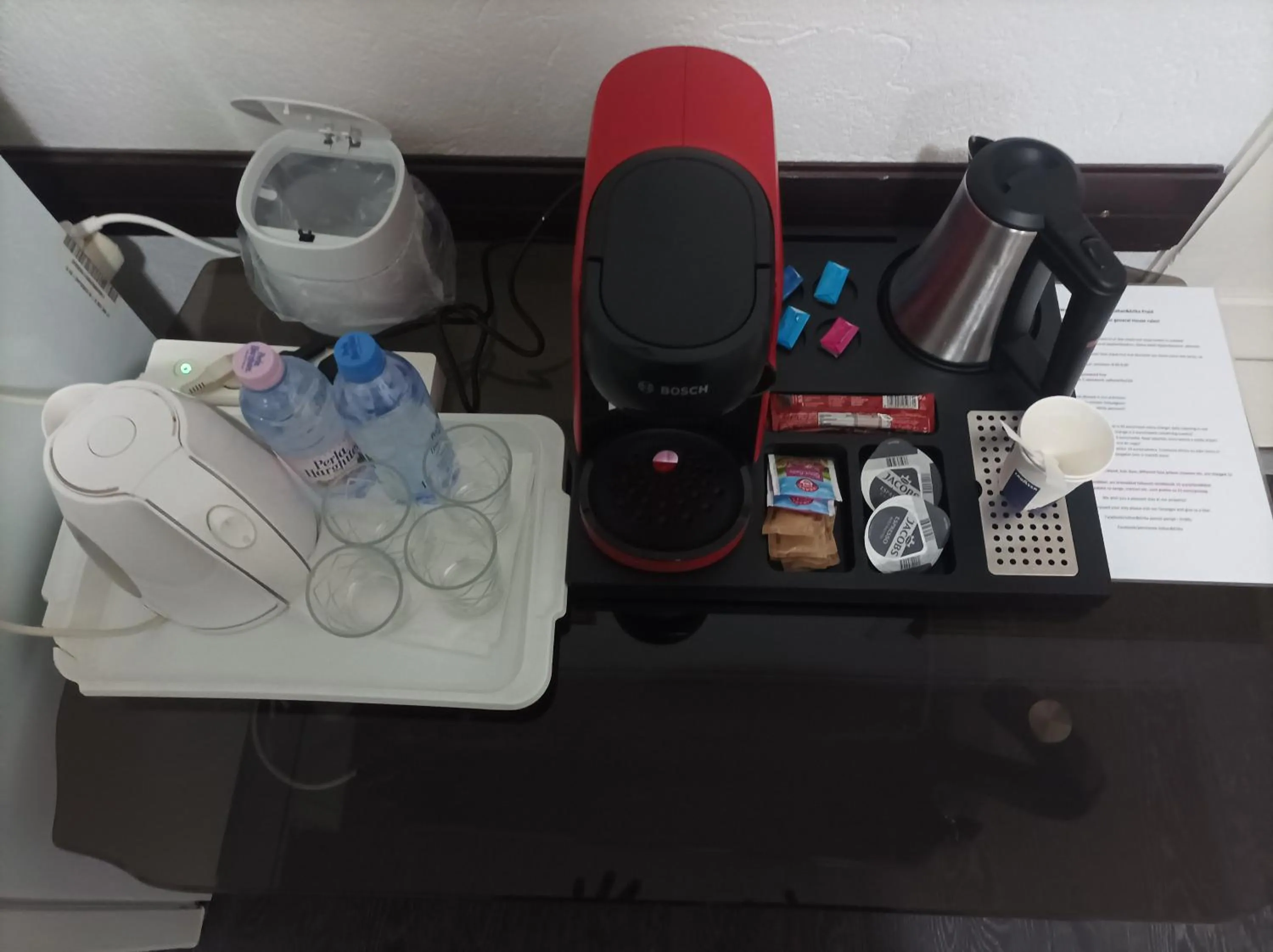 minibar in Zoltán & Erika Panzió Parajd