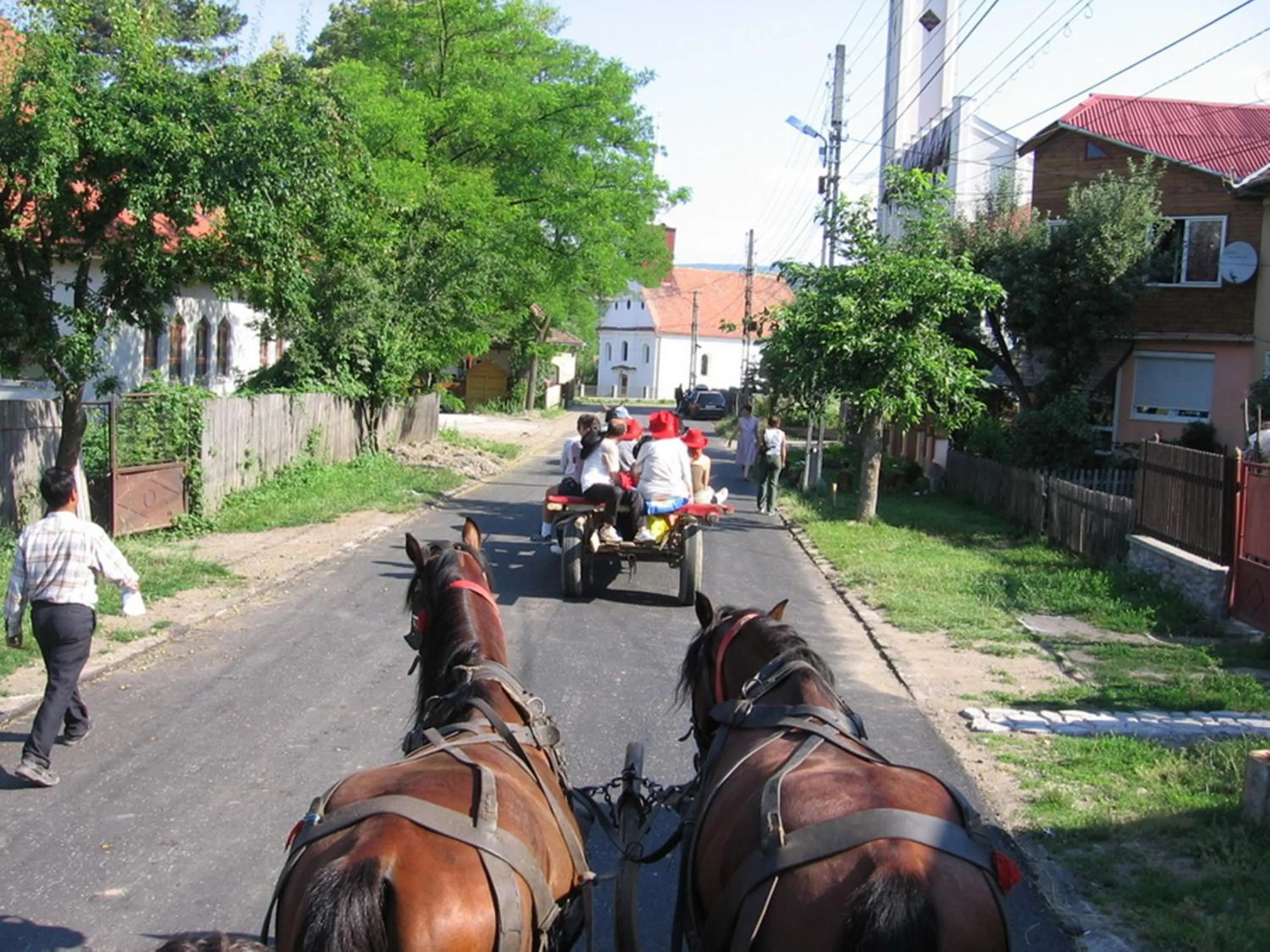 group of guests in Zoltán & Erika Panzió Parajd