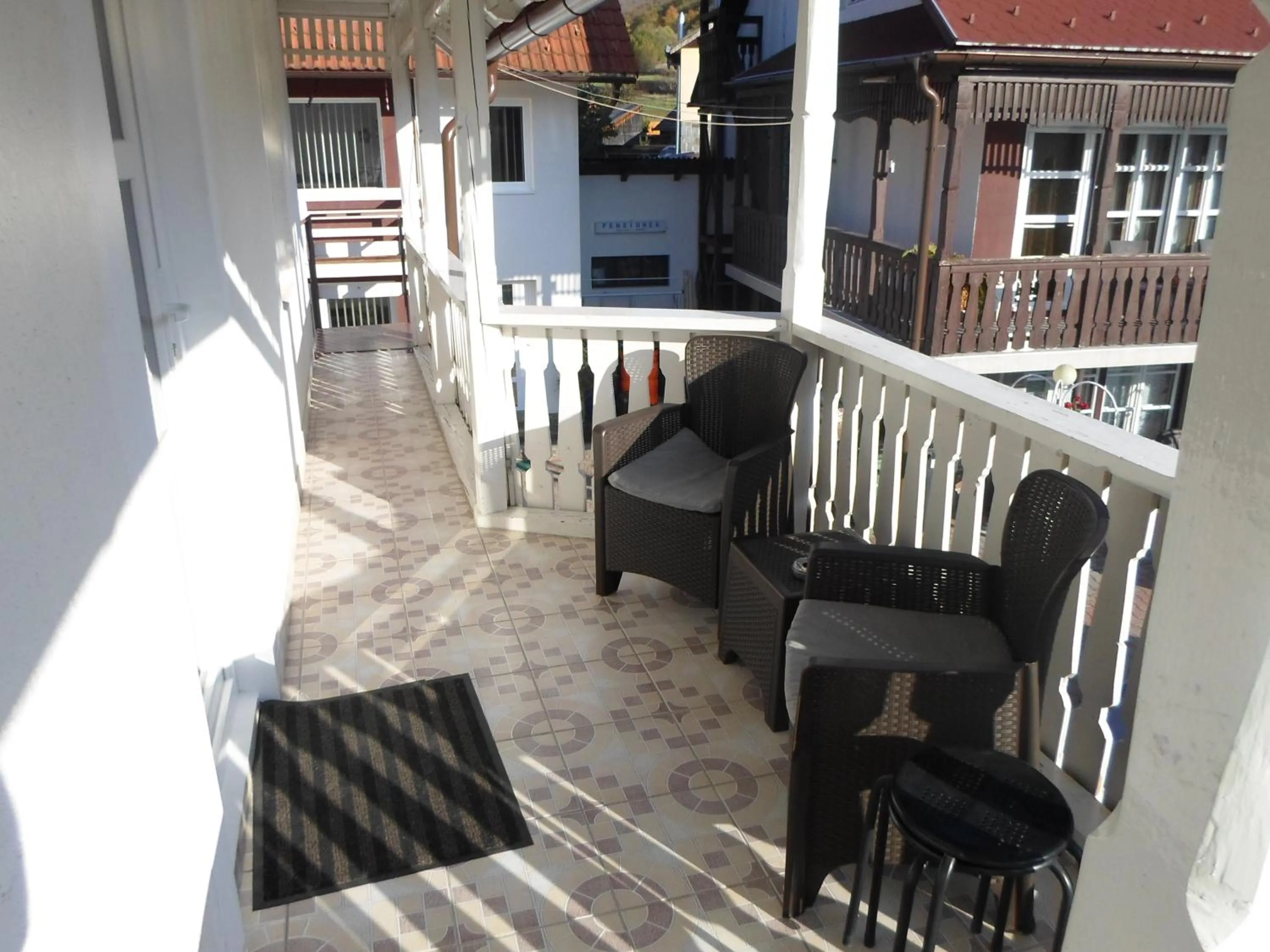 Balcony/Terrace in Zoltán & Erika Panzió Parajd