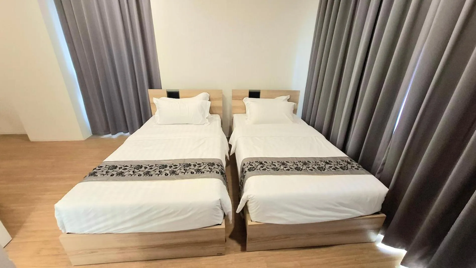 Bed in TK VIEW HOTEL & APARTMENT