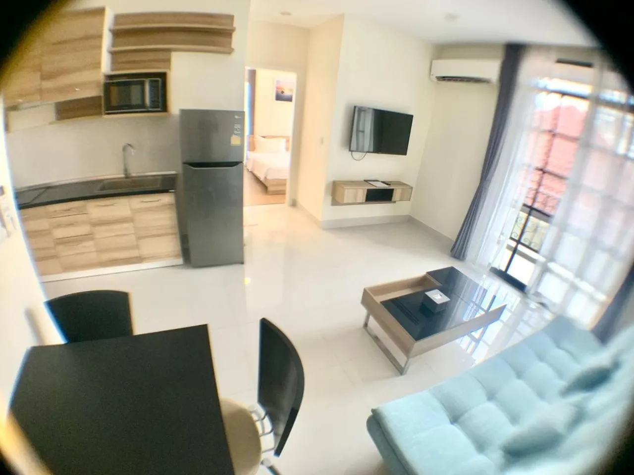 Seating area in TK VIEW HOTEL & APARTMENT