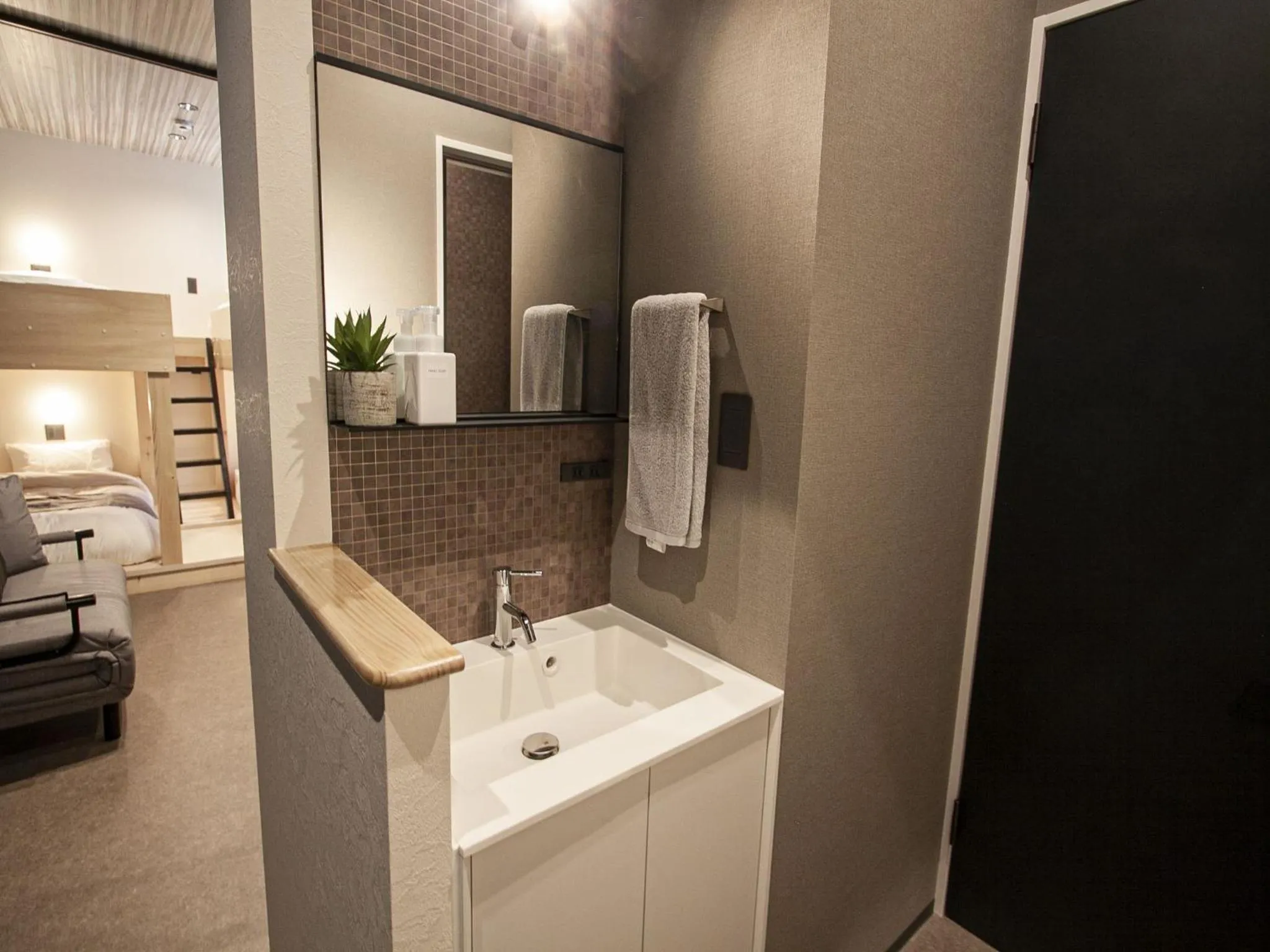 Bathroom in UCHI SUSUKINO WEST by Hotel Wheat