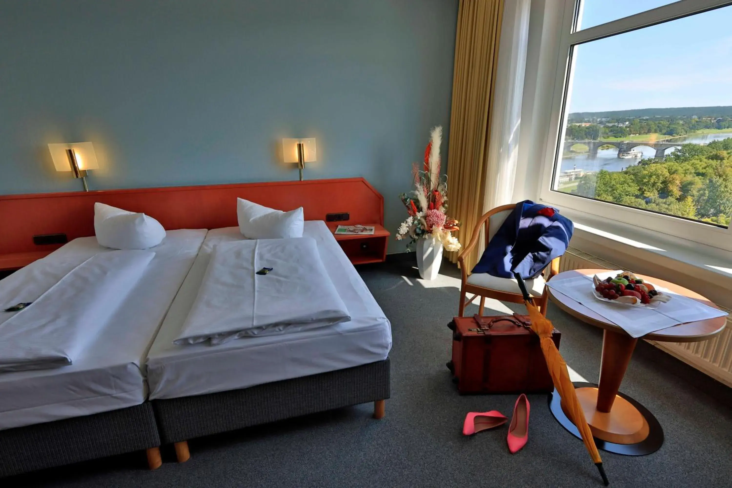 Bed in Hotel Am Terrassenufer Bed in Hotel Am Terrassenufer