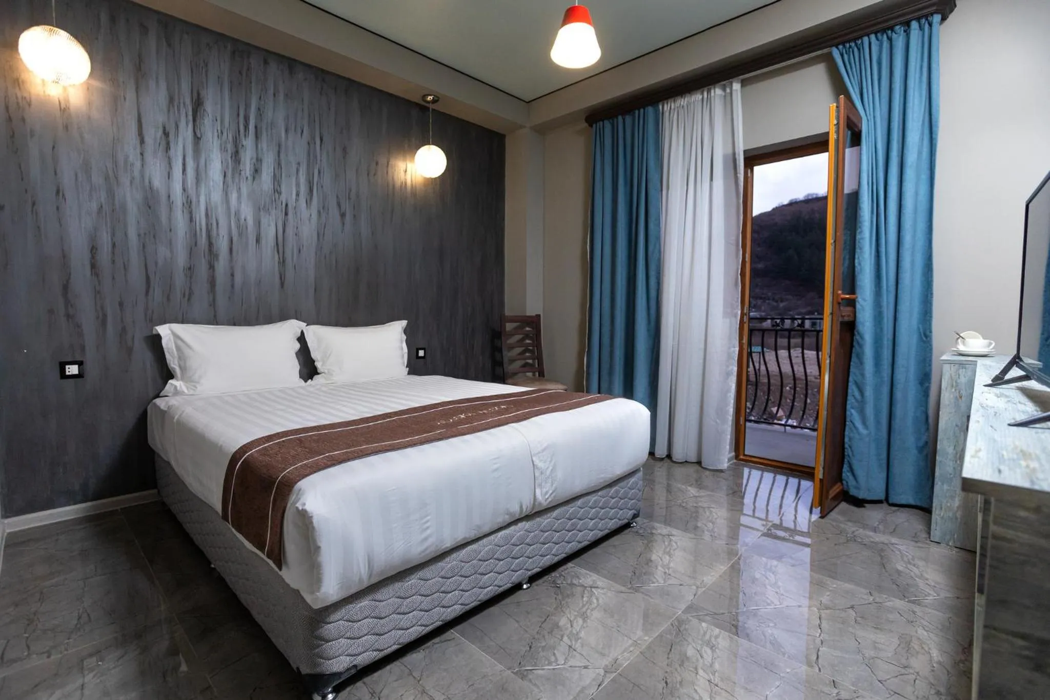 Bed in Alaska Resort