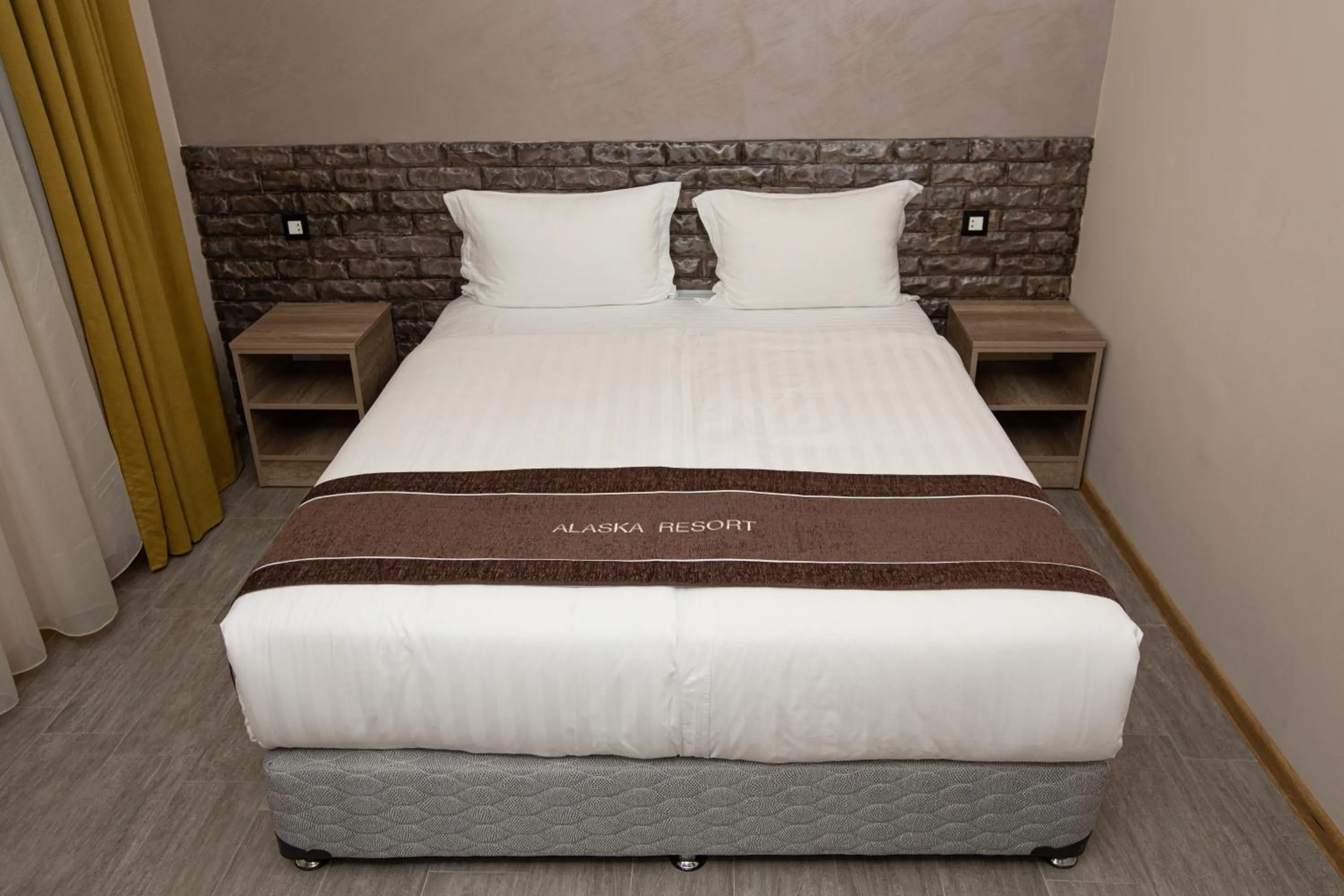 Bed in Alaska Resort