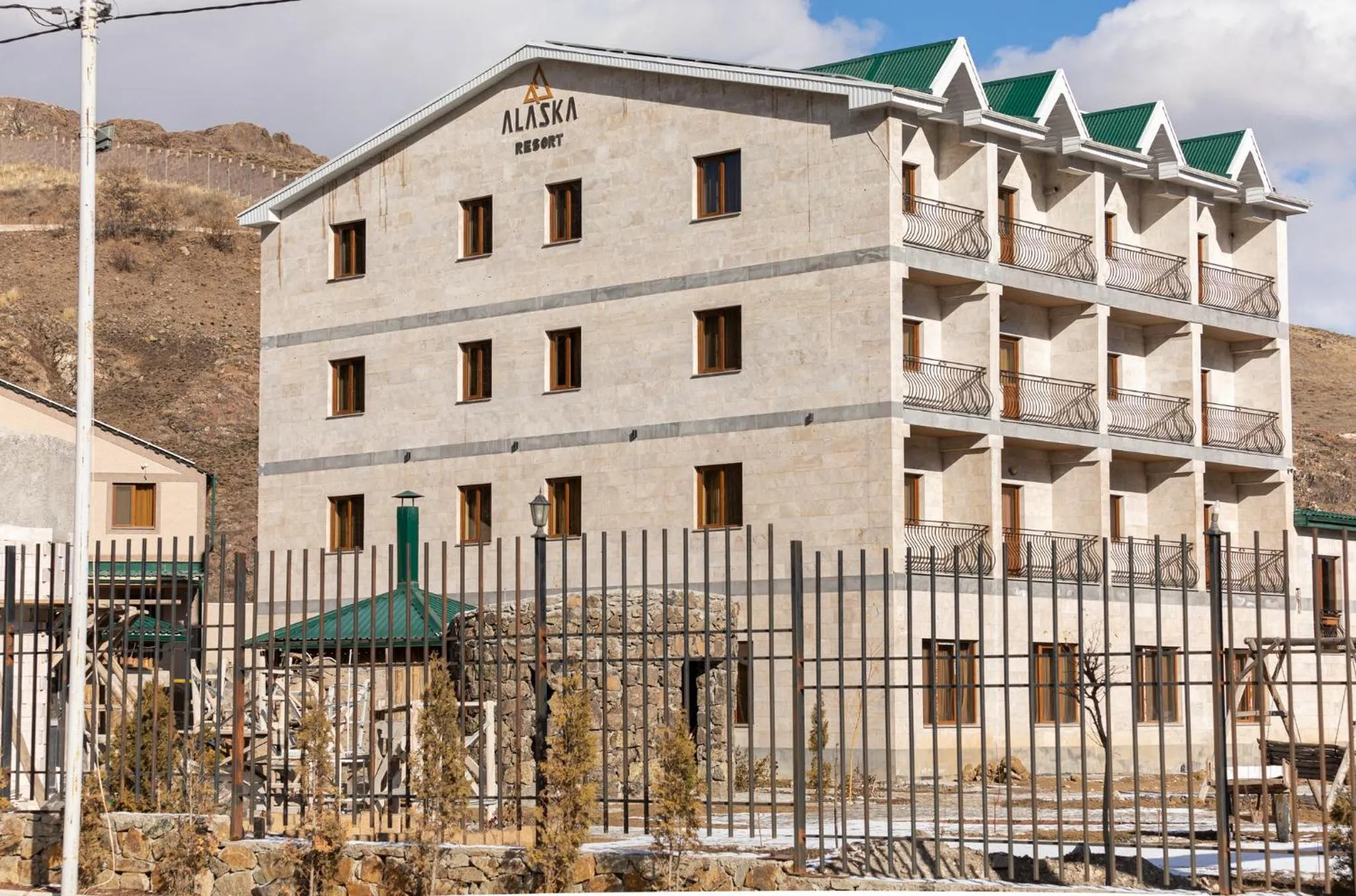 Property building in Alaska Resort