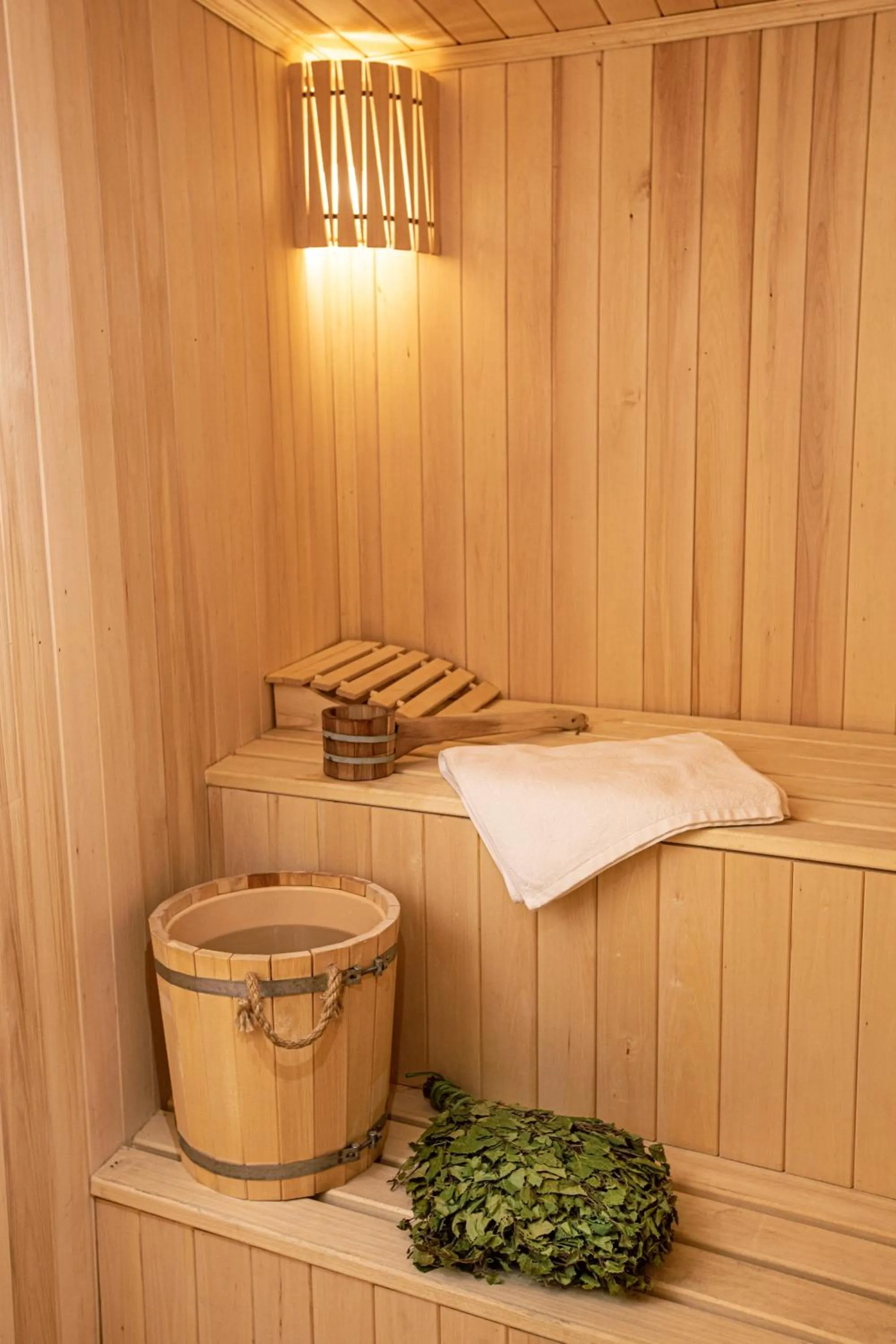Sauna in Alaska Resort