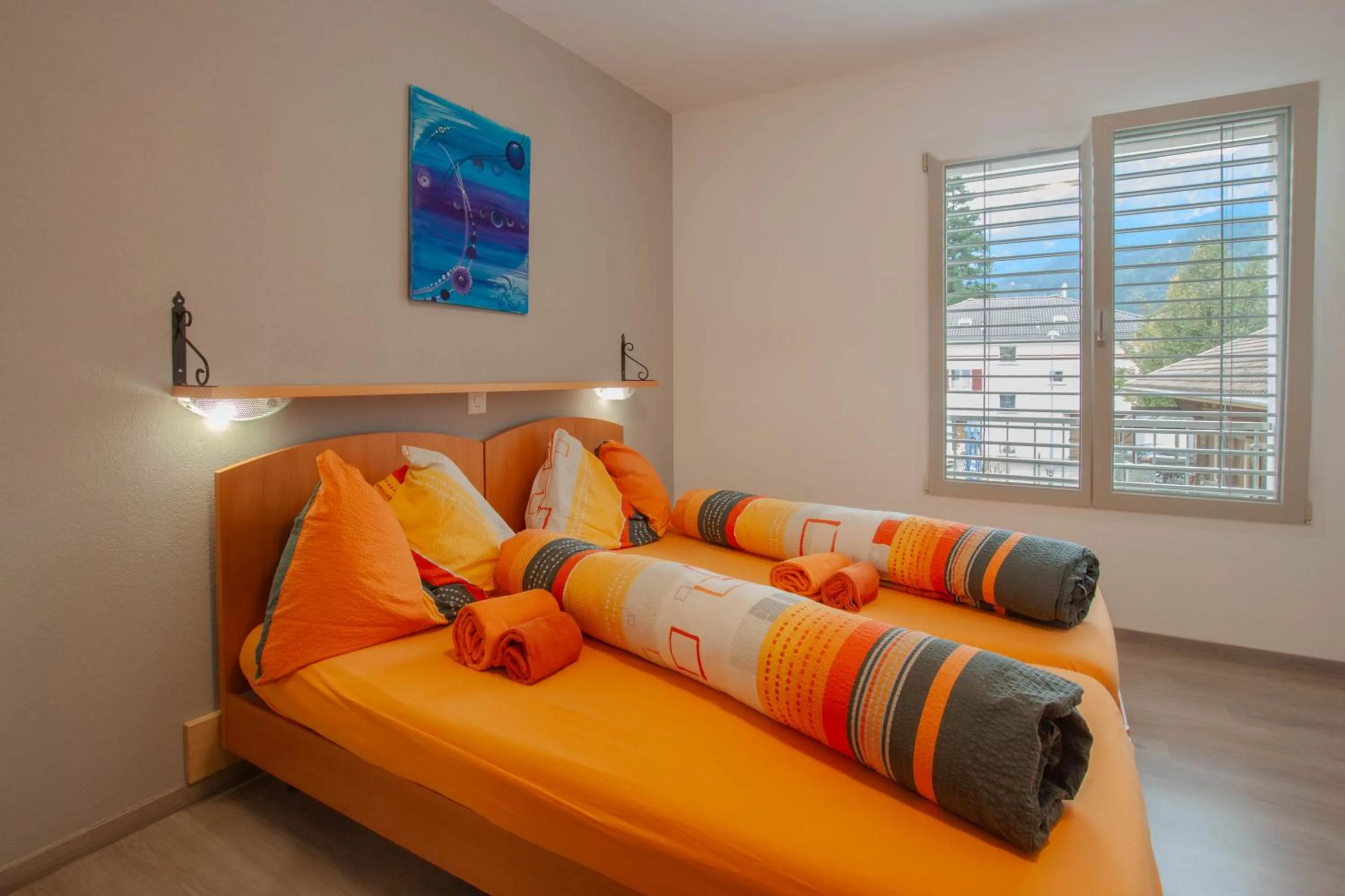 Bed in Ristorante Pensione Chalet Stazione