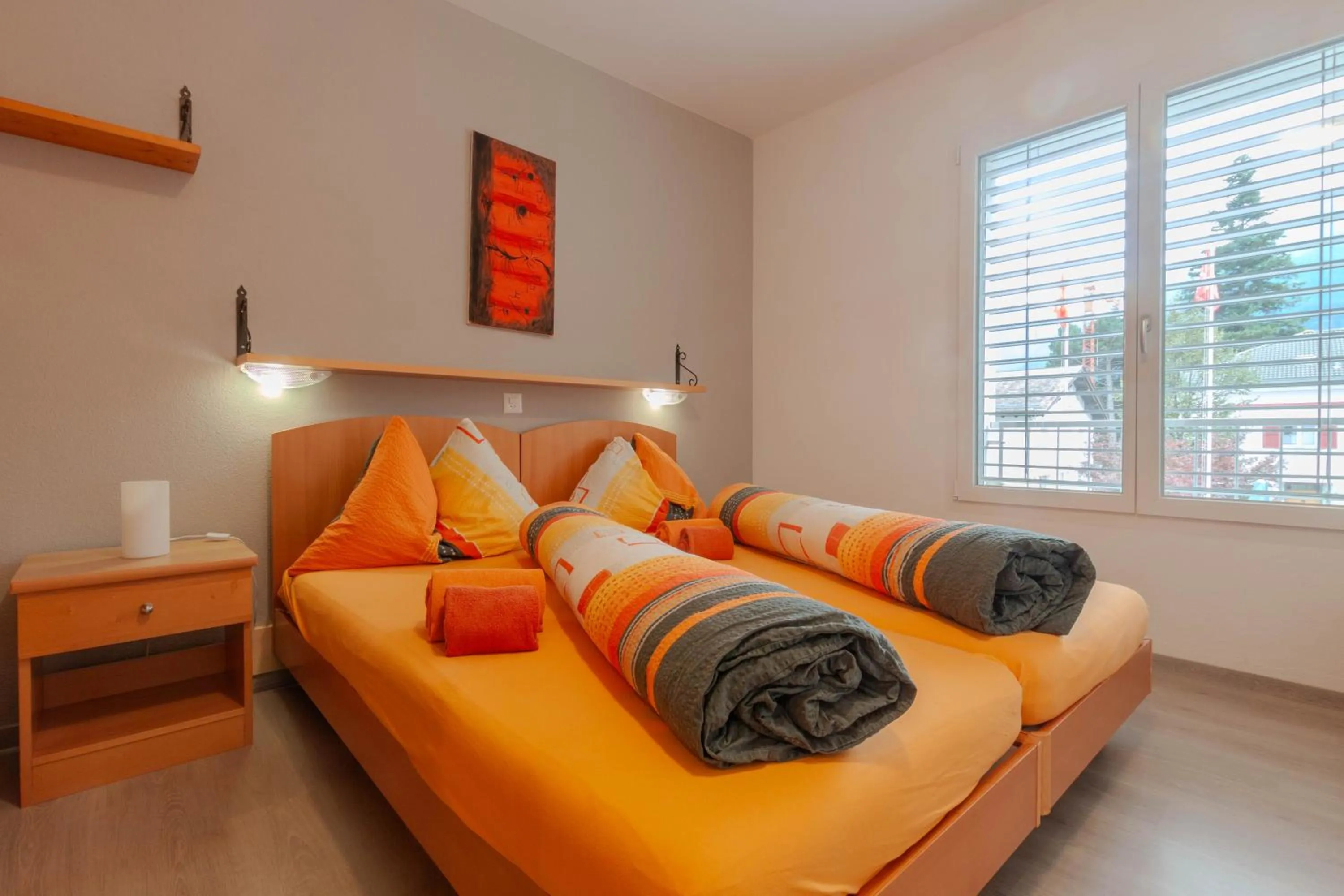 Bed in Ristorante Pensione Chalet Stazione