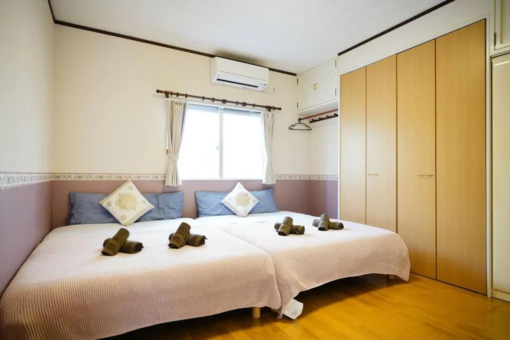 Bed in CHATAN SEASIDE FLAT VILLA