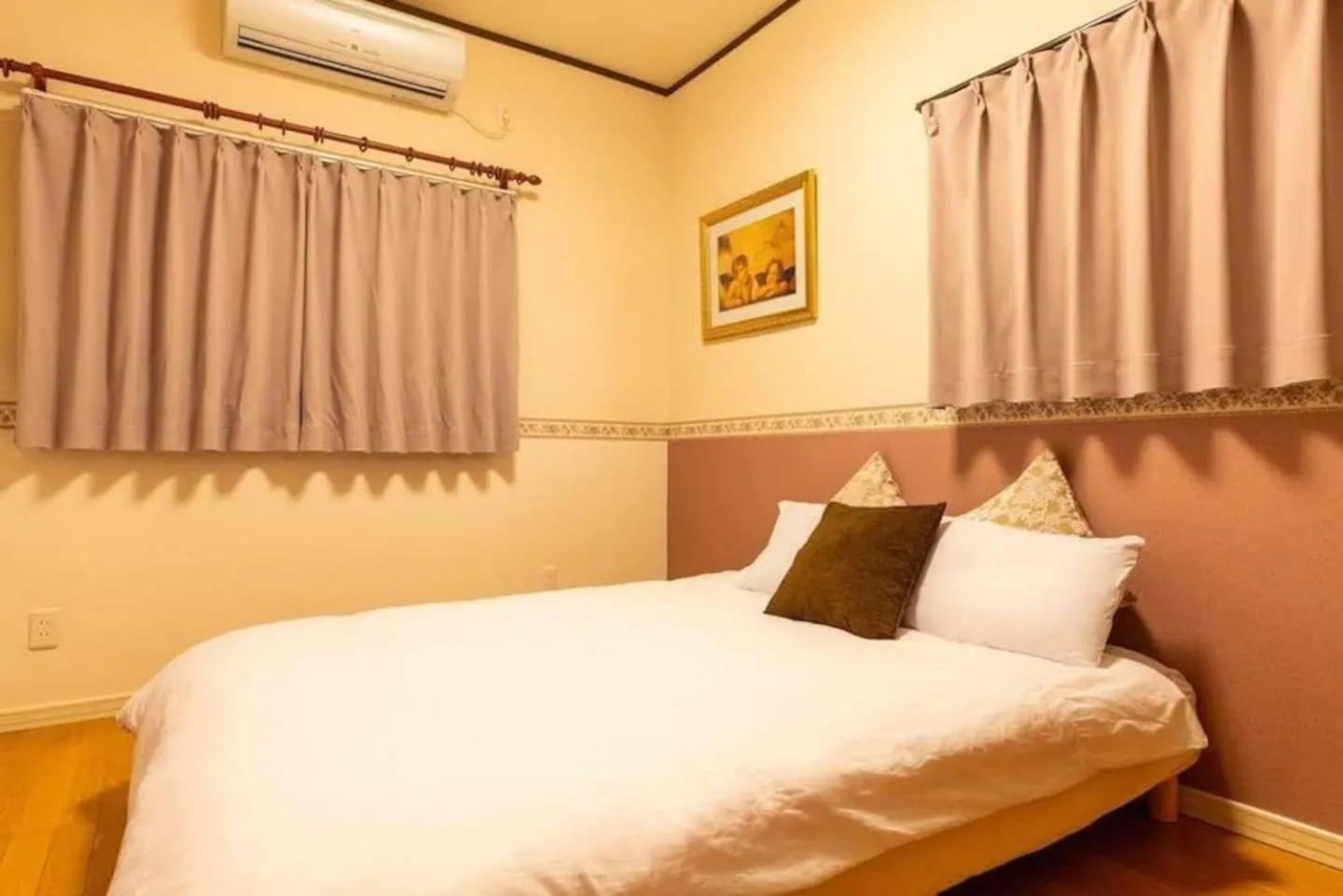 Bed in CHATAN SEASIDE FLAT VILLA