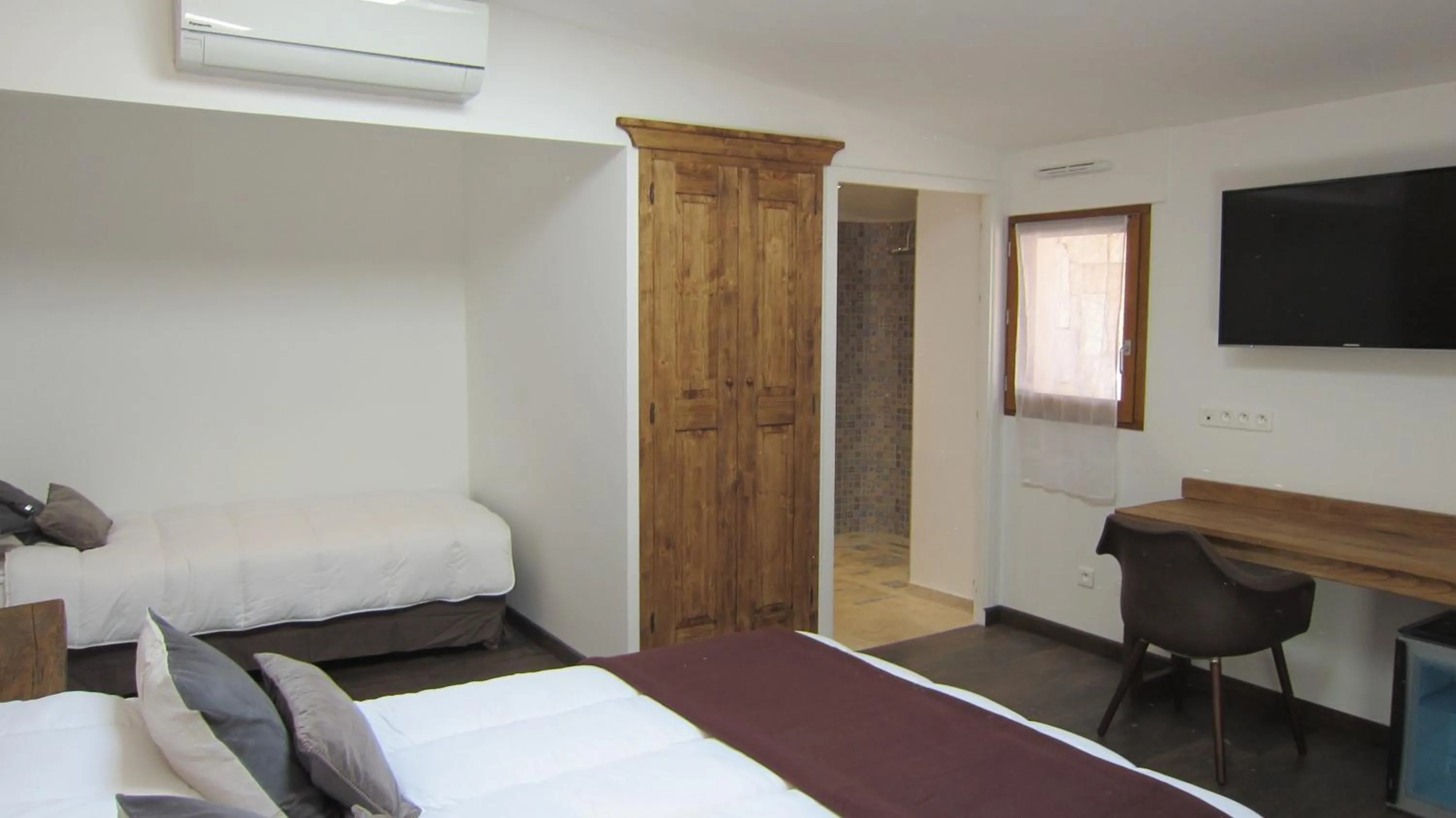 Bed in Hôtel Cantu di Fiumu